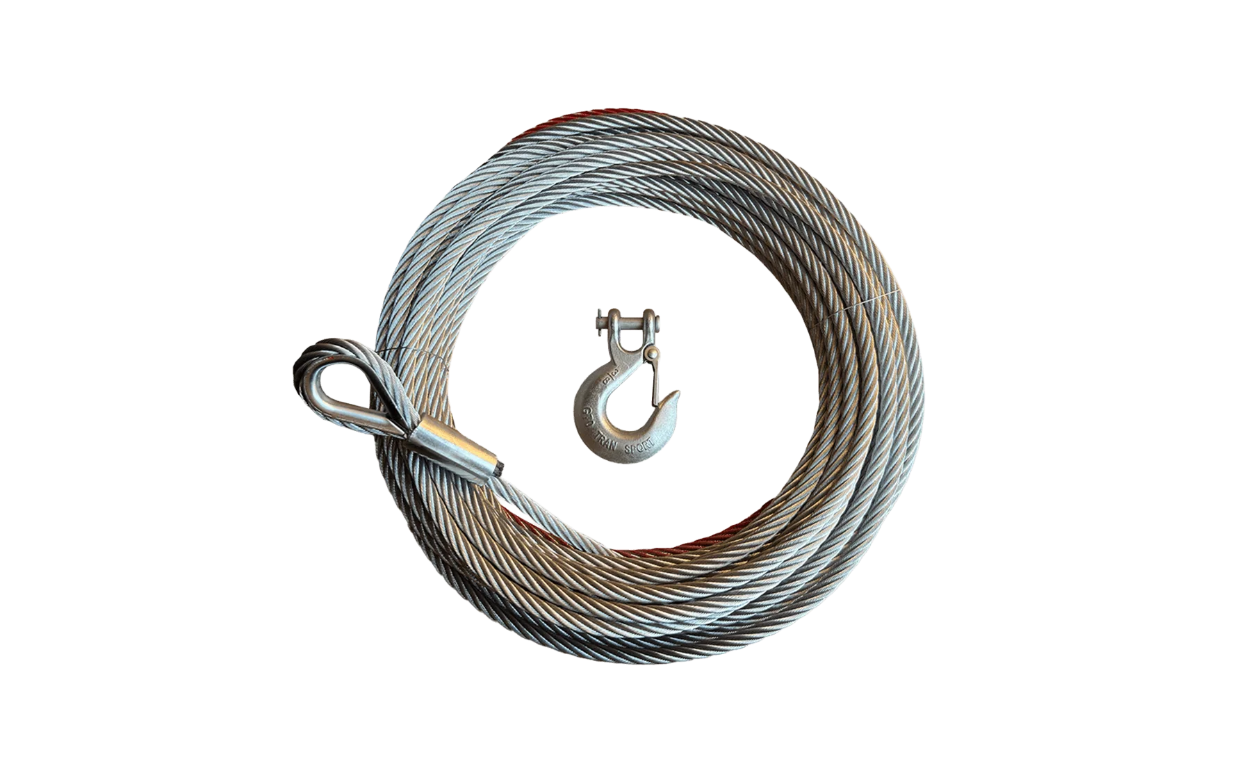 13/32”×83.7' Steel Cable with Hook