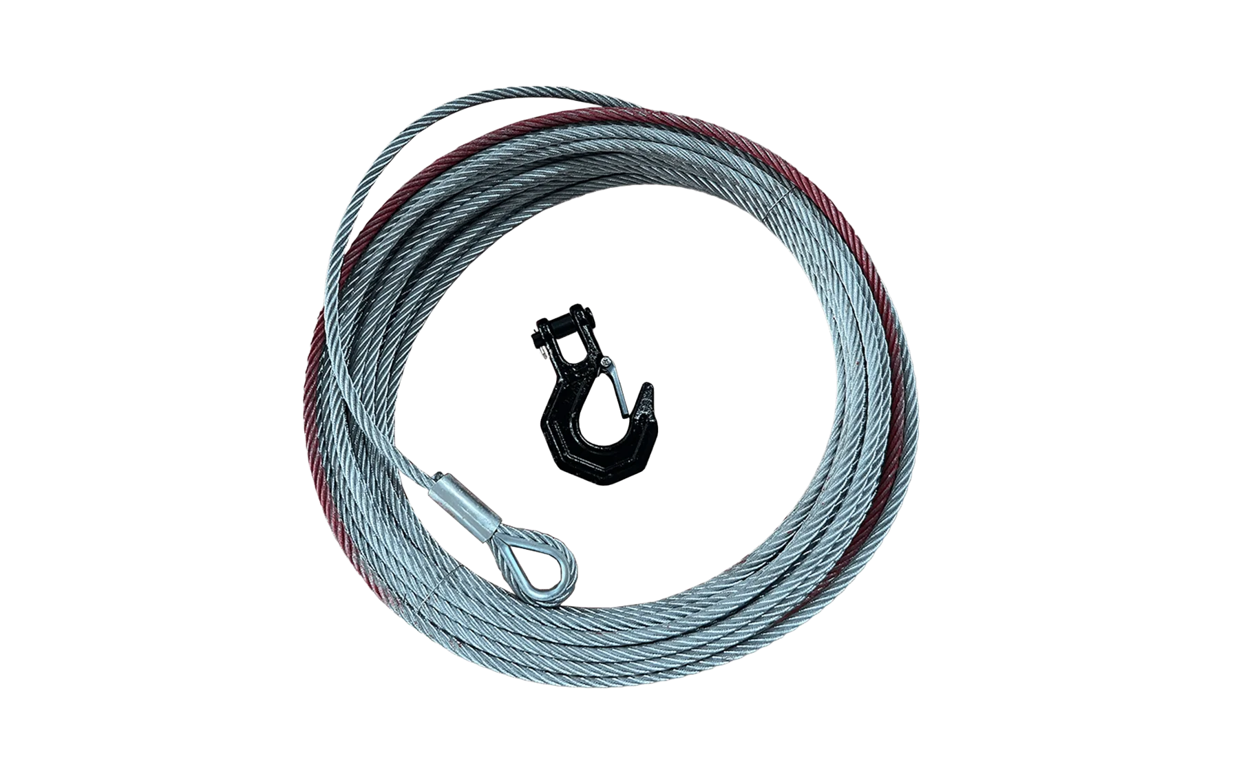 13/32" x 65.6' Steel Cable with Hook
