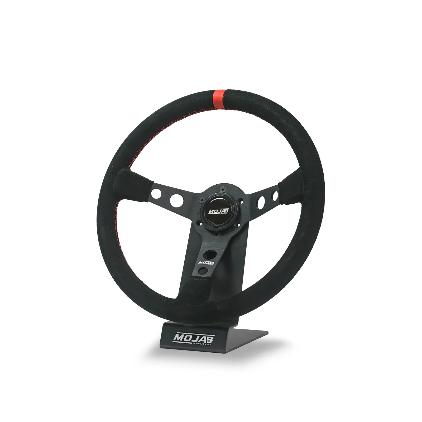 MOJAB 13.5'' Deep Dish Steering Wheel Leather or Suede