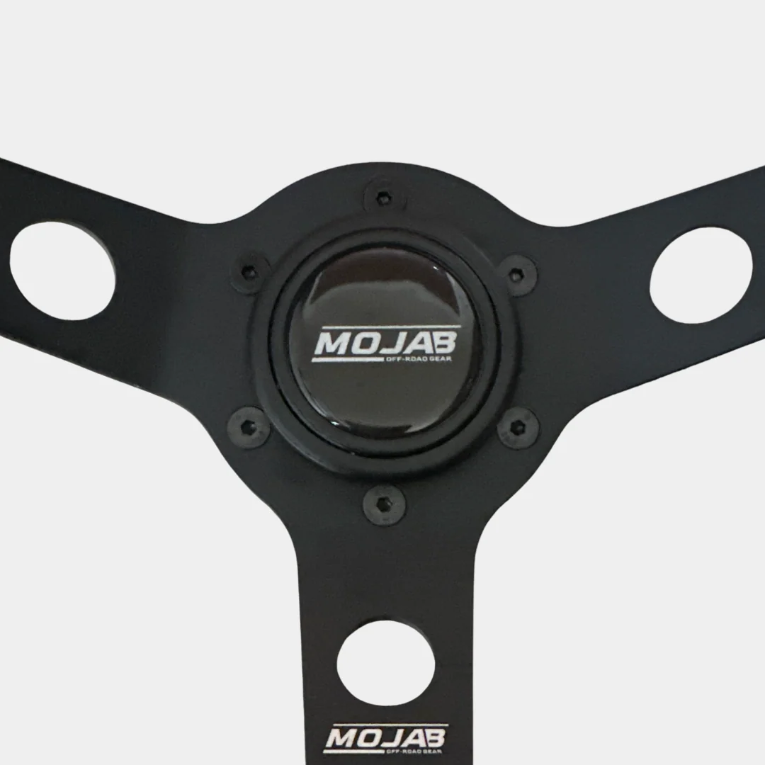 MOJAB 13.5'' Deep Dish Steering Wheel Leather or Suede - Image 5