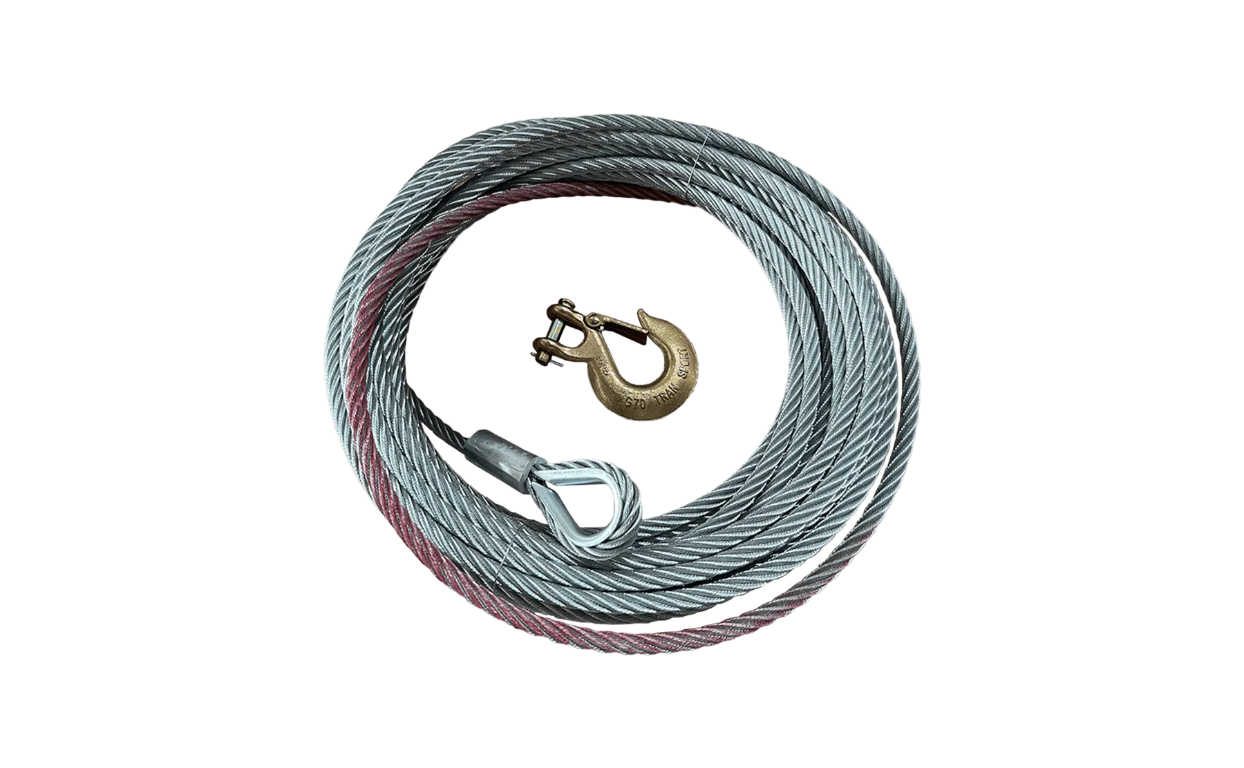 15/32" x 86.9' Steel Cable with Hook