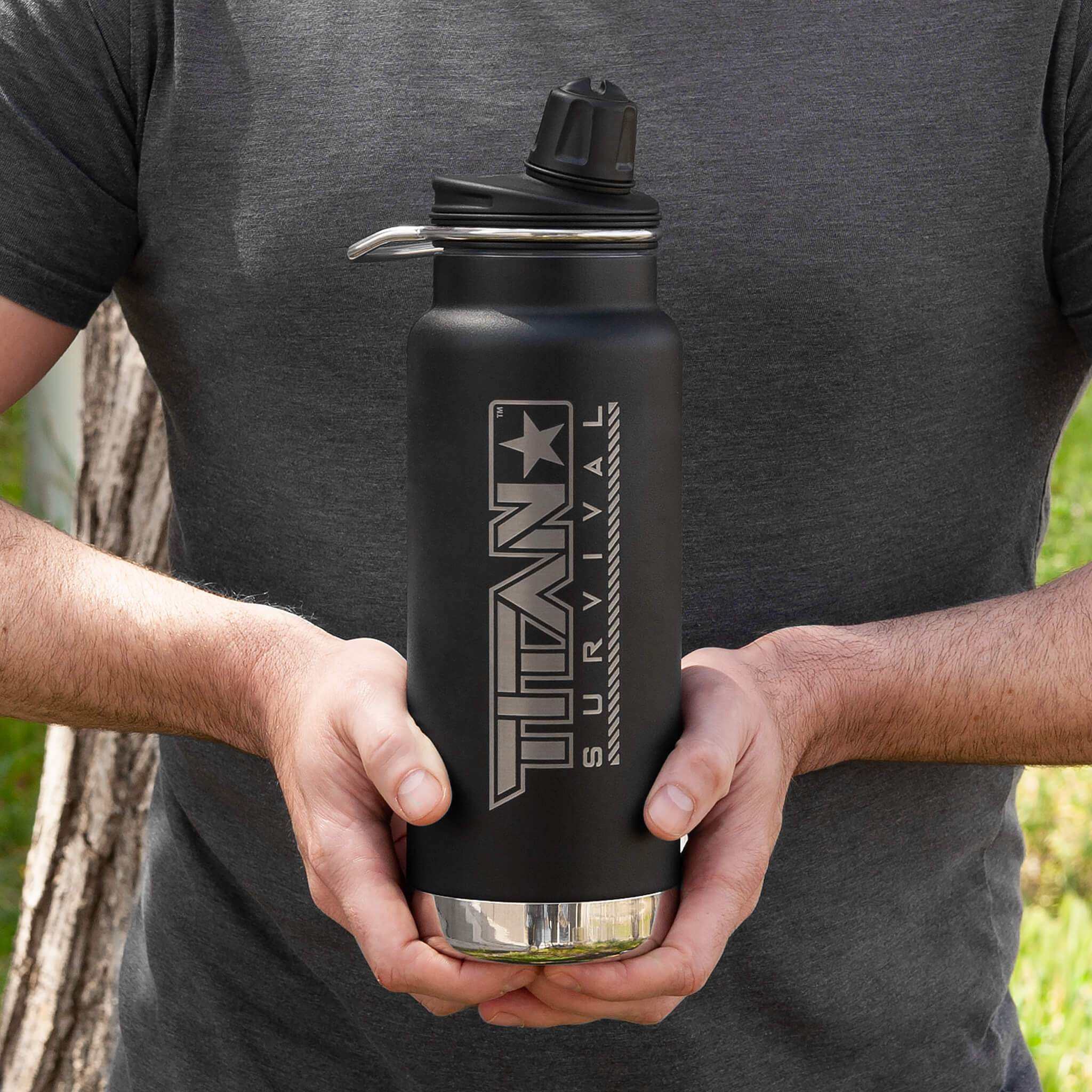 32 Oz Wide Mouth Water Bottle - Image 3