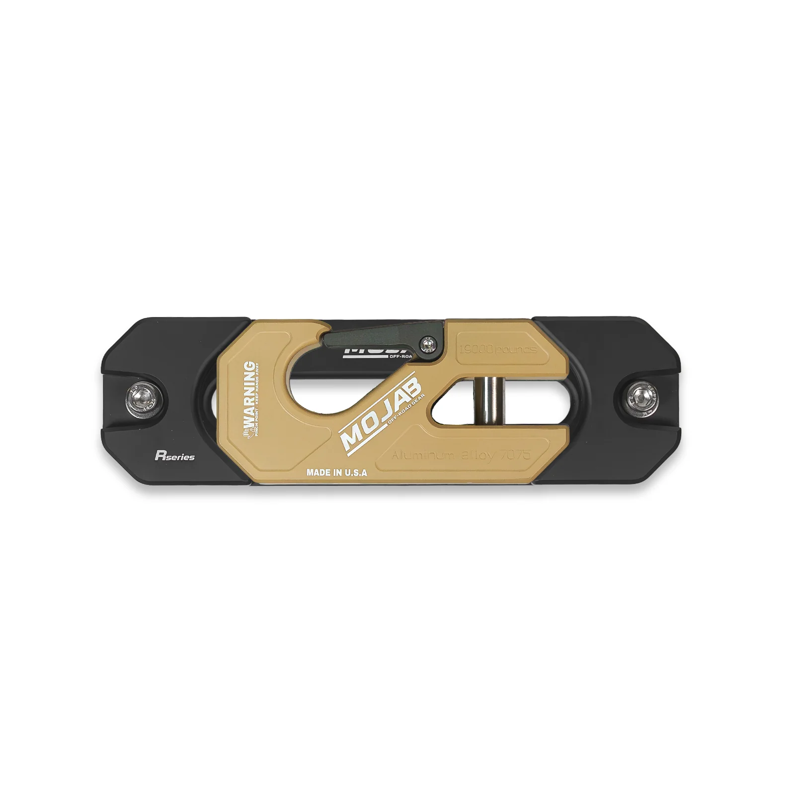 Aluminum Recessed Winch Shackle with Fairlead Kit, closed latch (LIFE TIME WARRANTY*) - Image 13