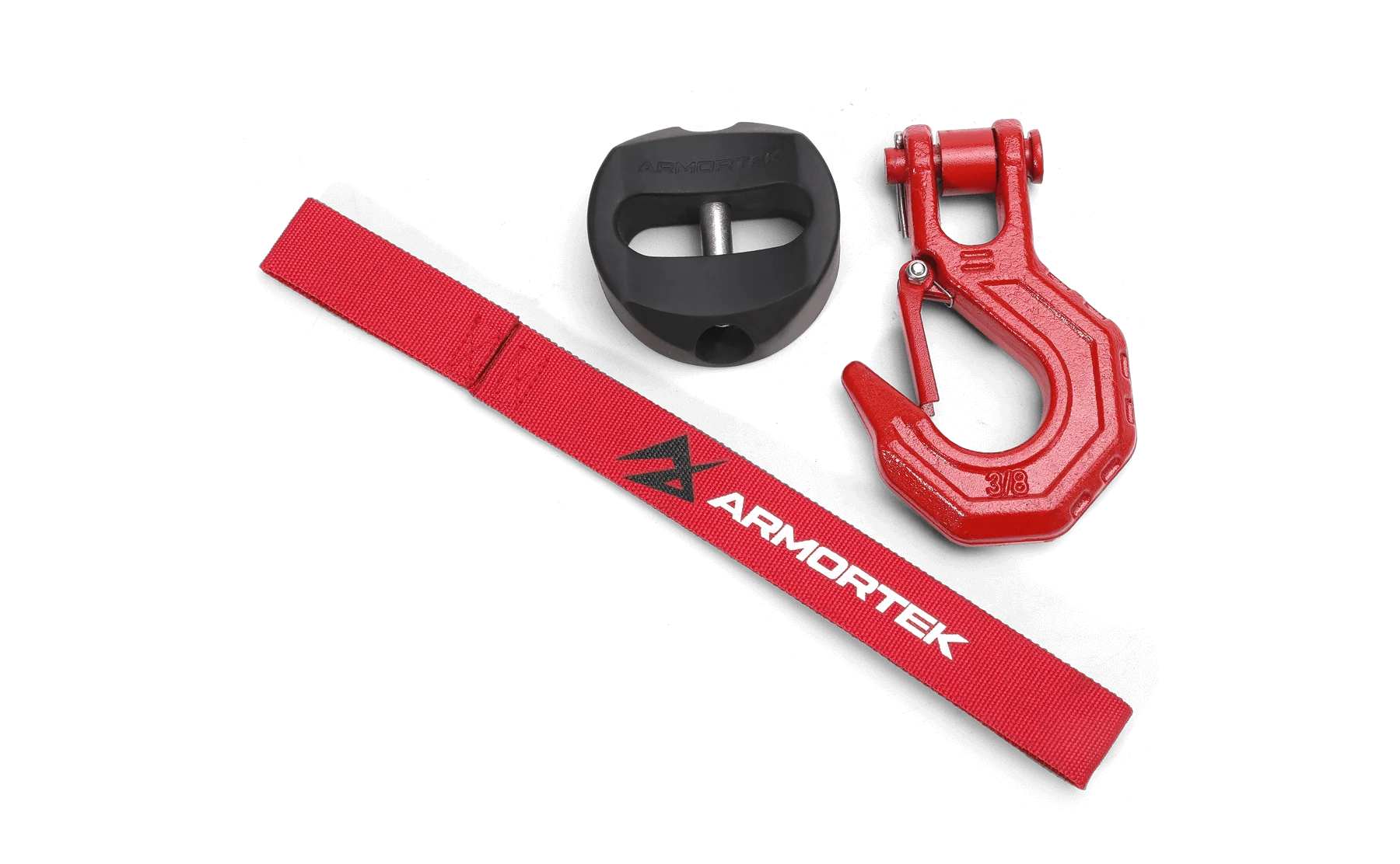 Armortek Red Hook Kit for 1/2" Rope - Rated 22000lbs