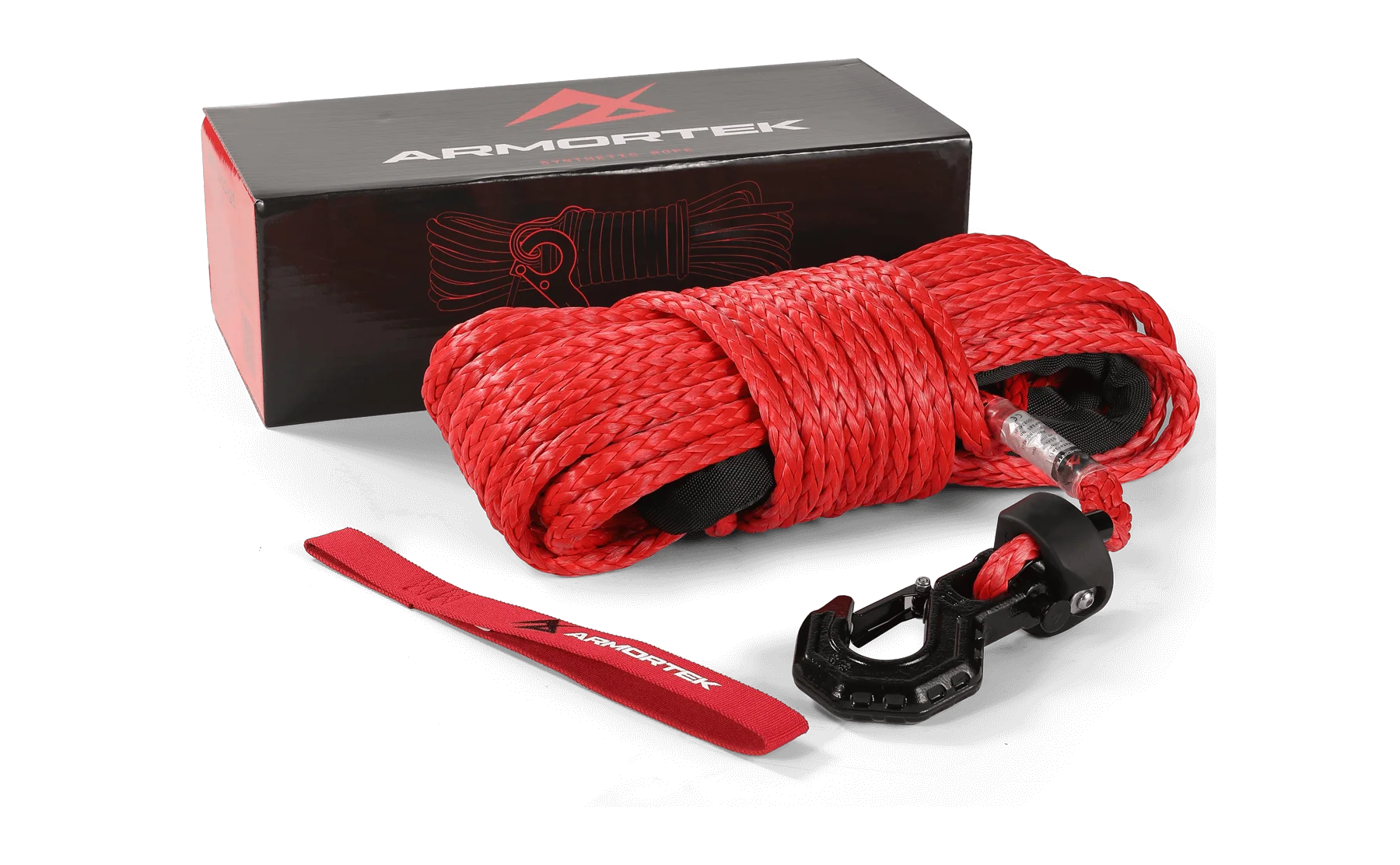 Armortek Synthetic Rope Kit 3/8" x 82' - MBL 22700 lbs - Image 2