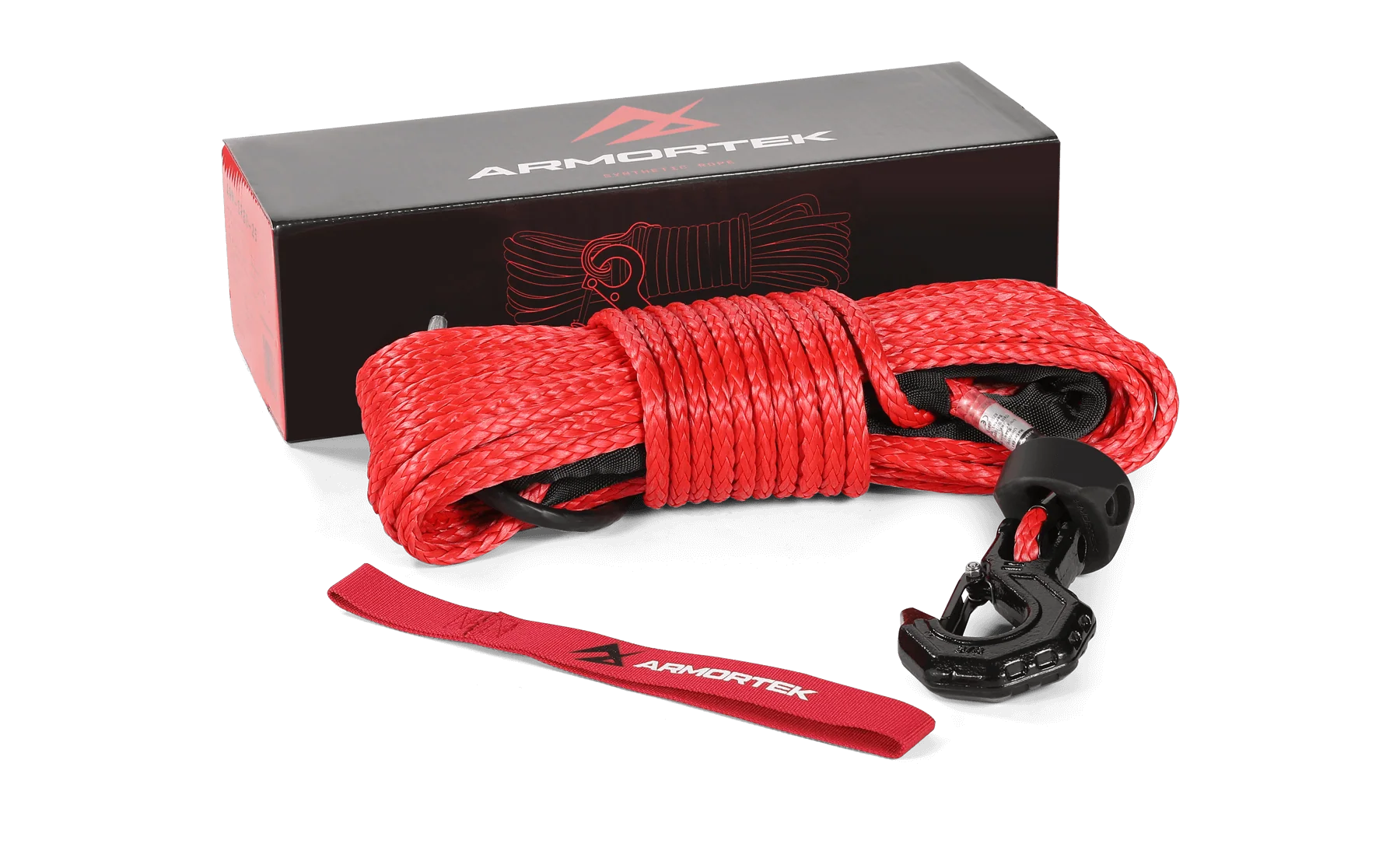 Armortek Synthetic Rope Kit 5/16" x 82' - MBL 17400 lbs - Image 2