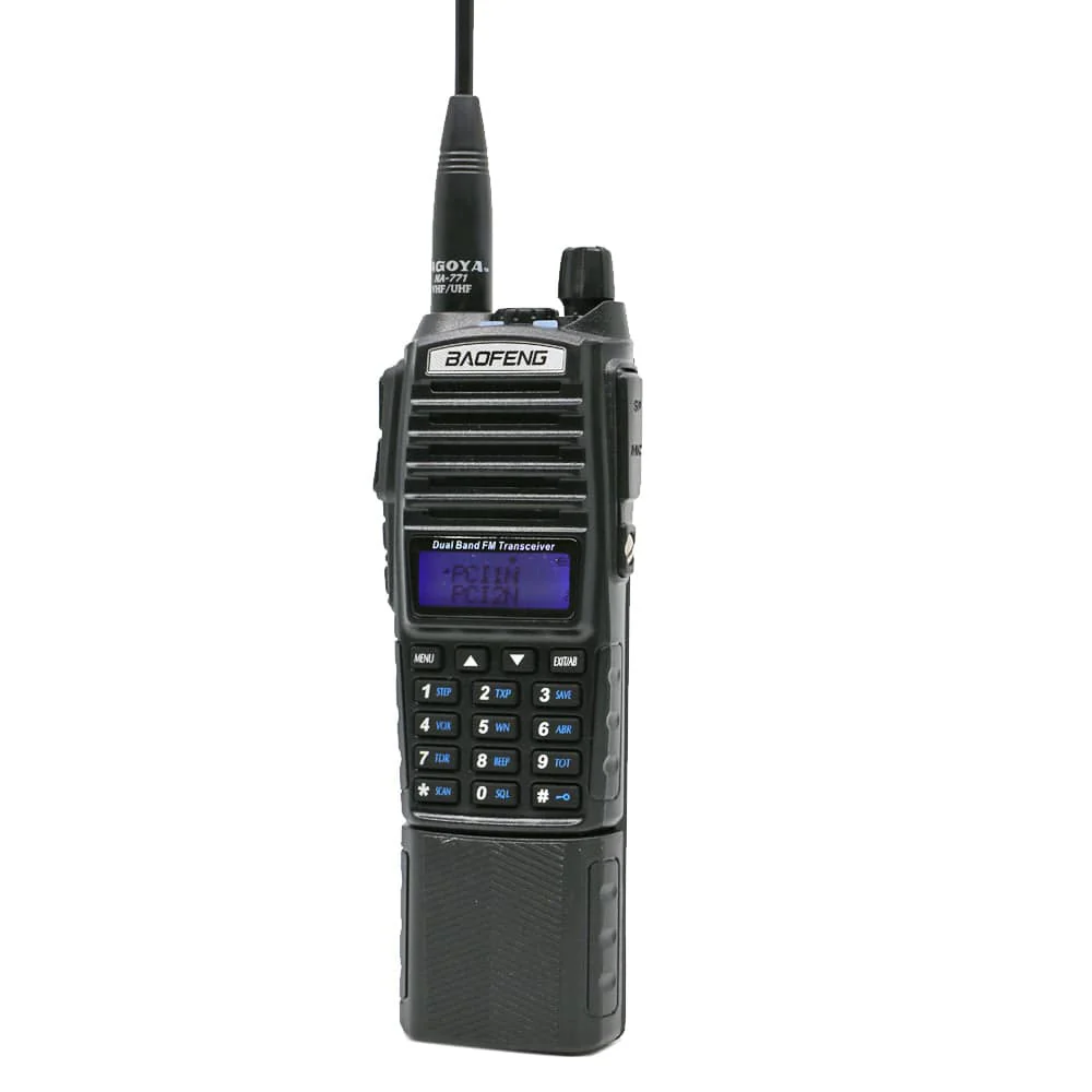 Baofeng UV-82 Long Antenna & Extended Battery - Image 3