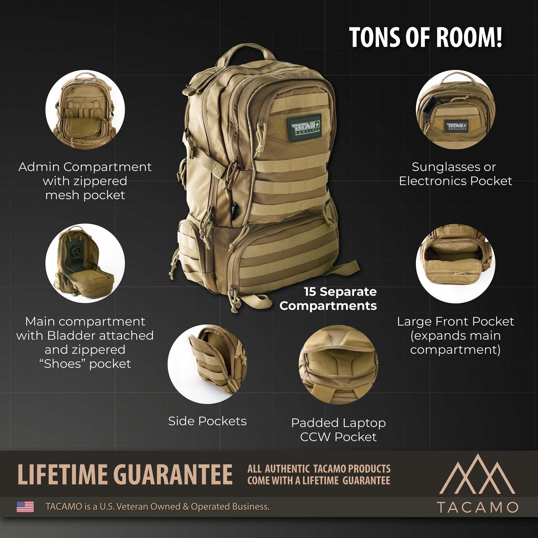 BC50 50L 72-Hour Tactical Backpack - Image 5