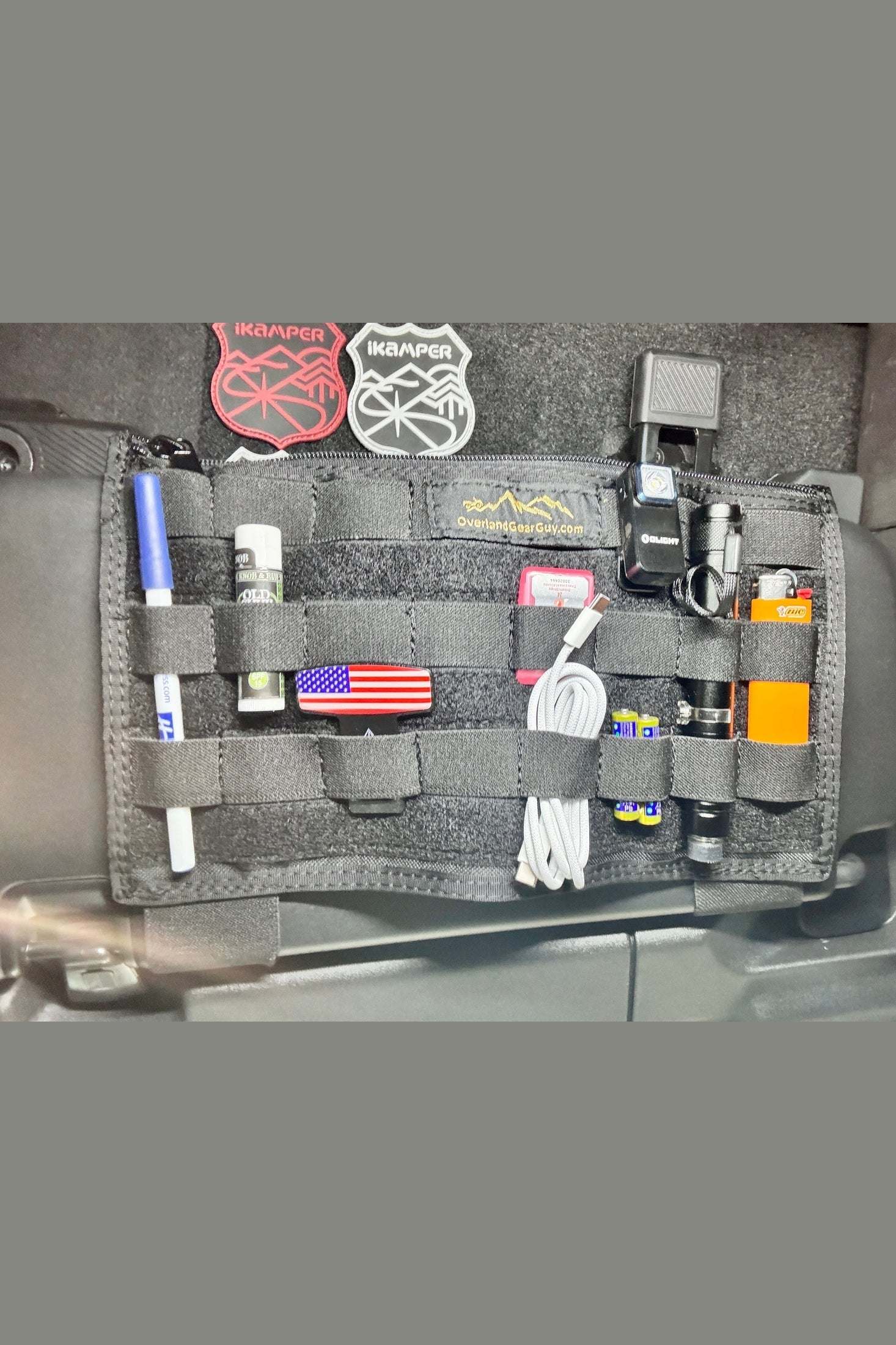 Bronco MOLLE Visor Organizer - Ford Bronco Visor