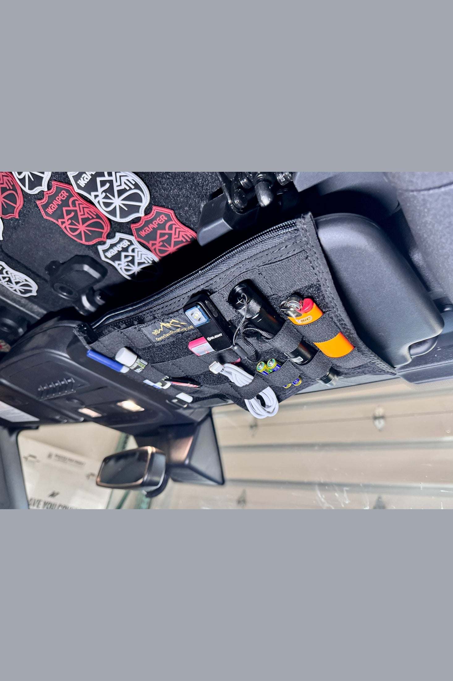 Bronco MOLLE Visor Organizer - Ford Bronco Visor - Image 2