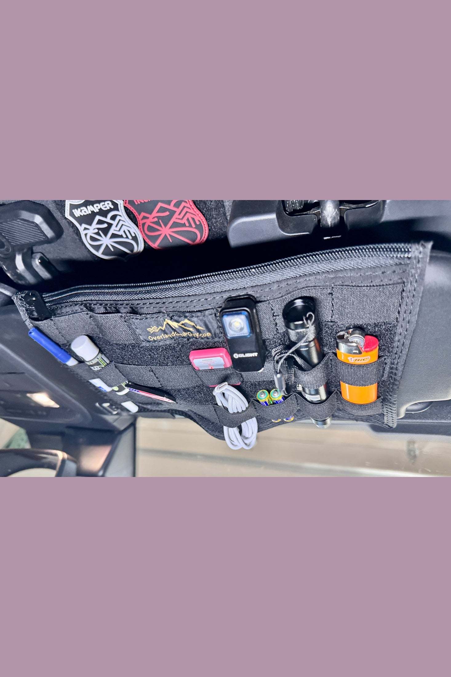 Bronco MOLLE Visor Organizer - Ford Bronco Visor - Image 6