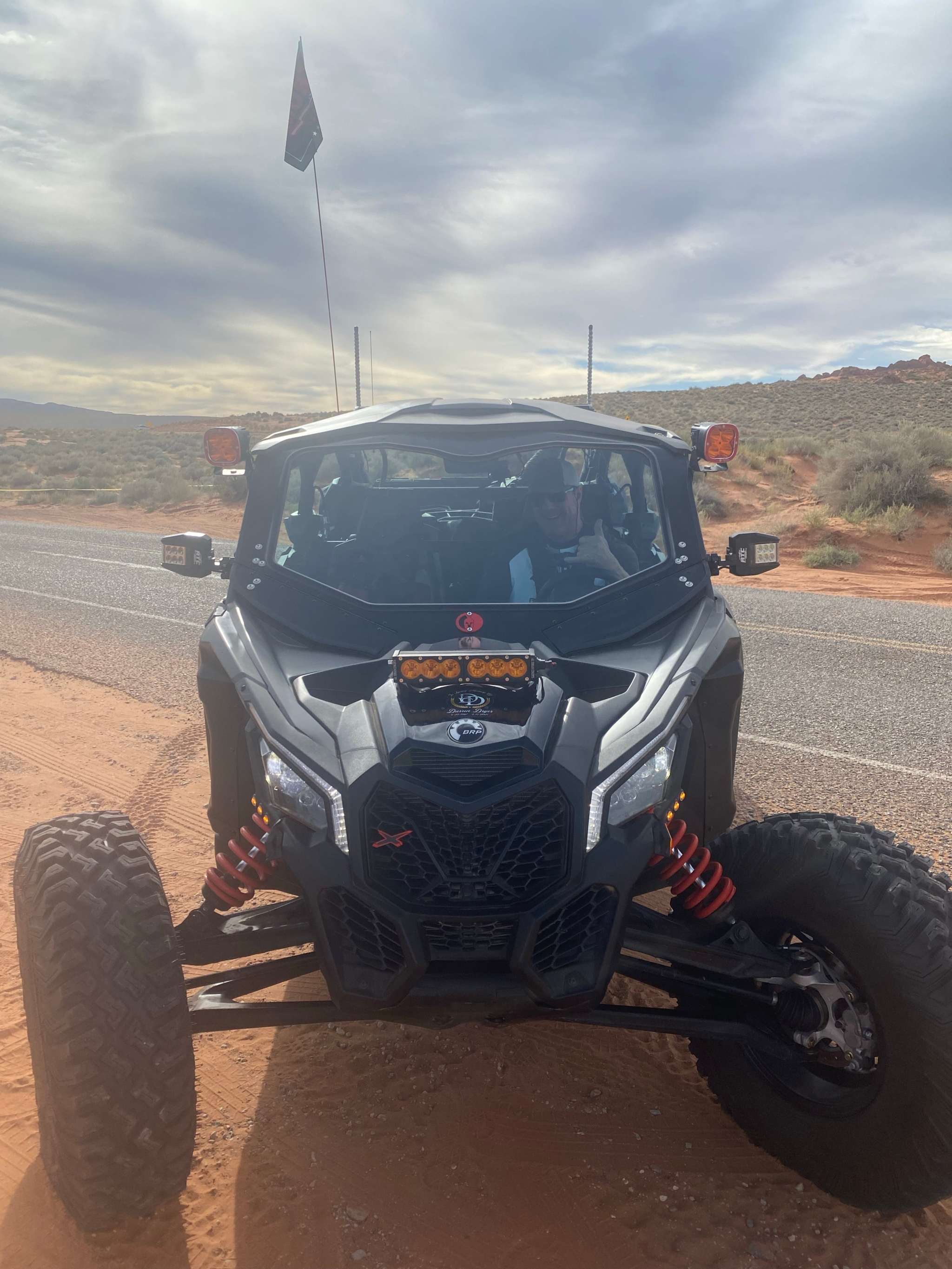 Can-Am X3 Upper A Pillar mount
