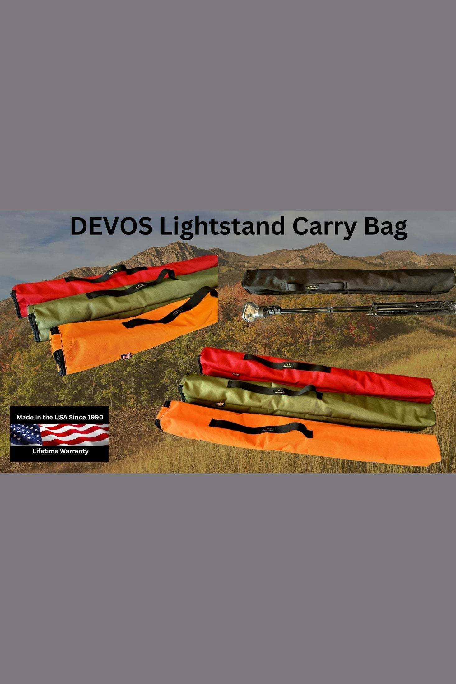 Devos Light Stand Carry Bag - Transport and Protect Your LightRanger Lantern with Ease