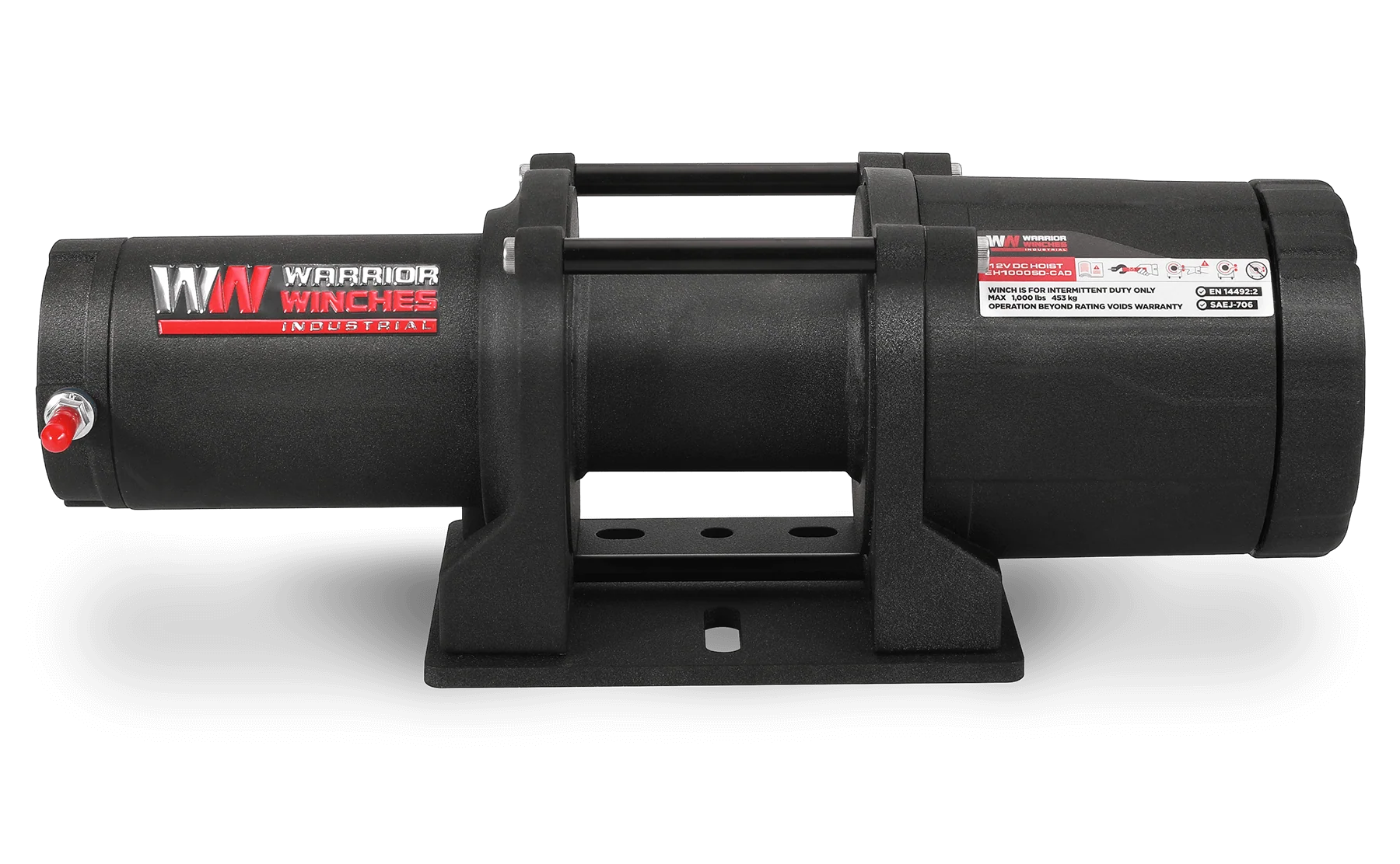EH1000 Short Drum 12v Industrial Hoist - Image 2
