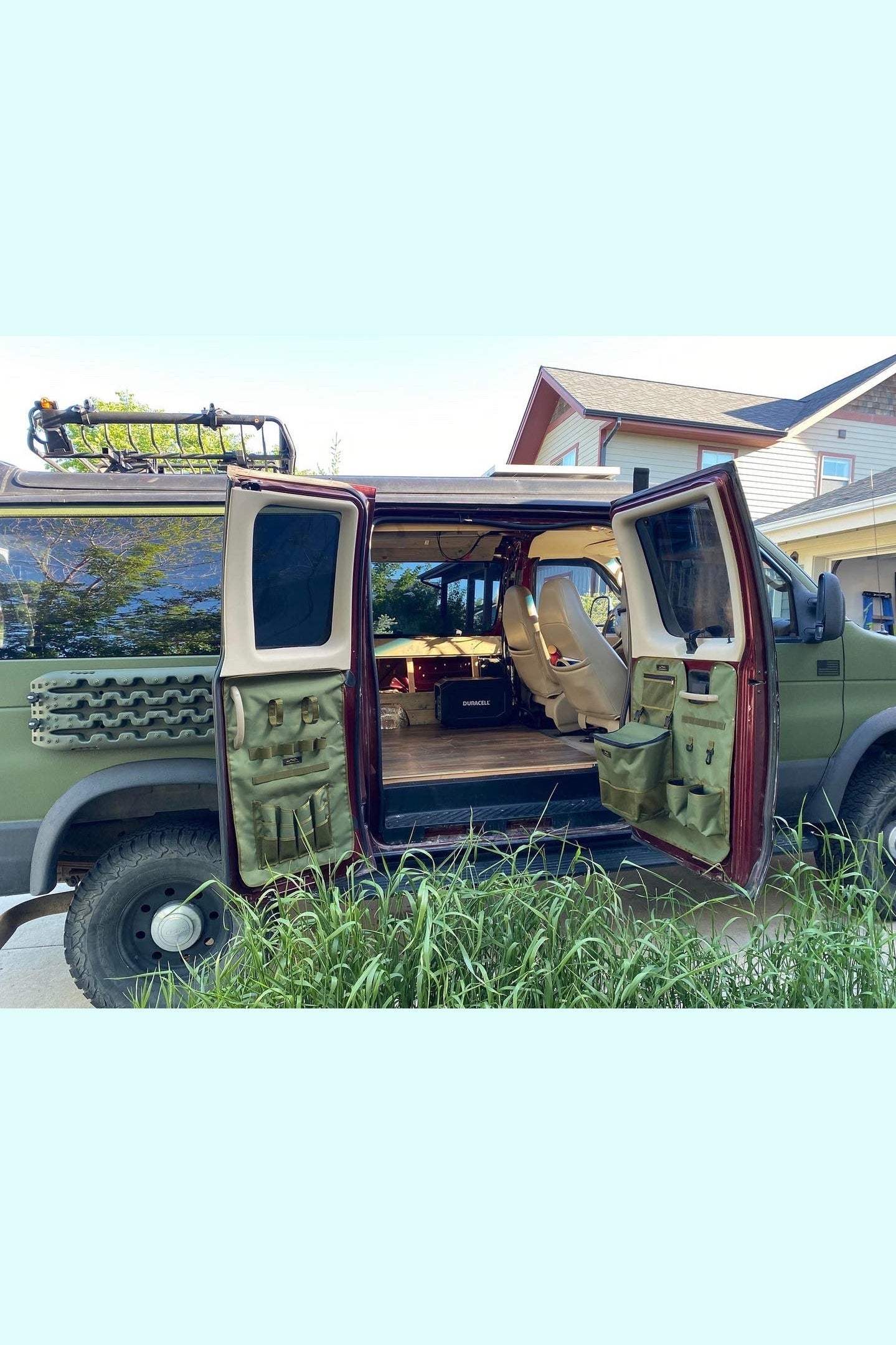 Ford Econoline Barn Door Panel Organizer - Image 2