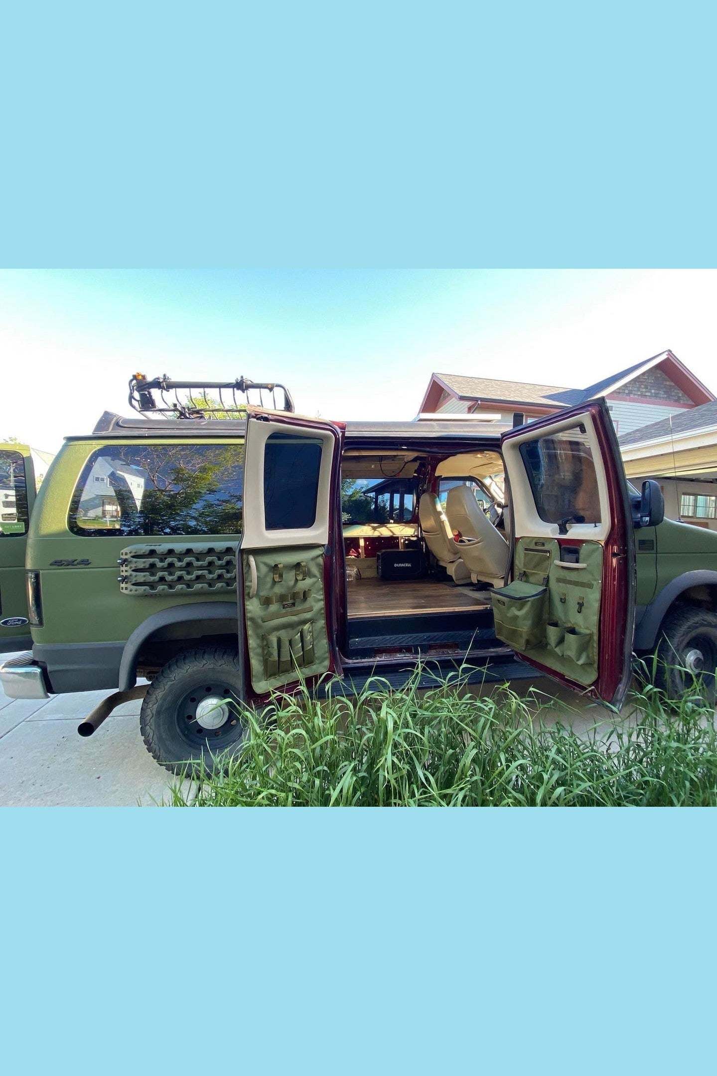 Ford Econoline Barn Door Panel Organizer - Image 8