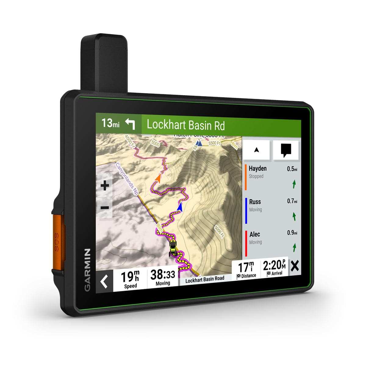 Garmin Tread SXS 8" w/ MURS Radio push-to-talk mic - Image 2