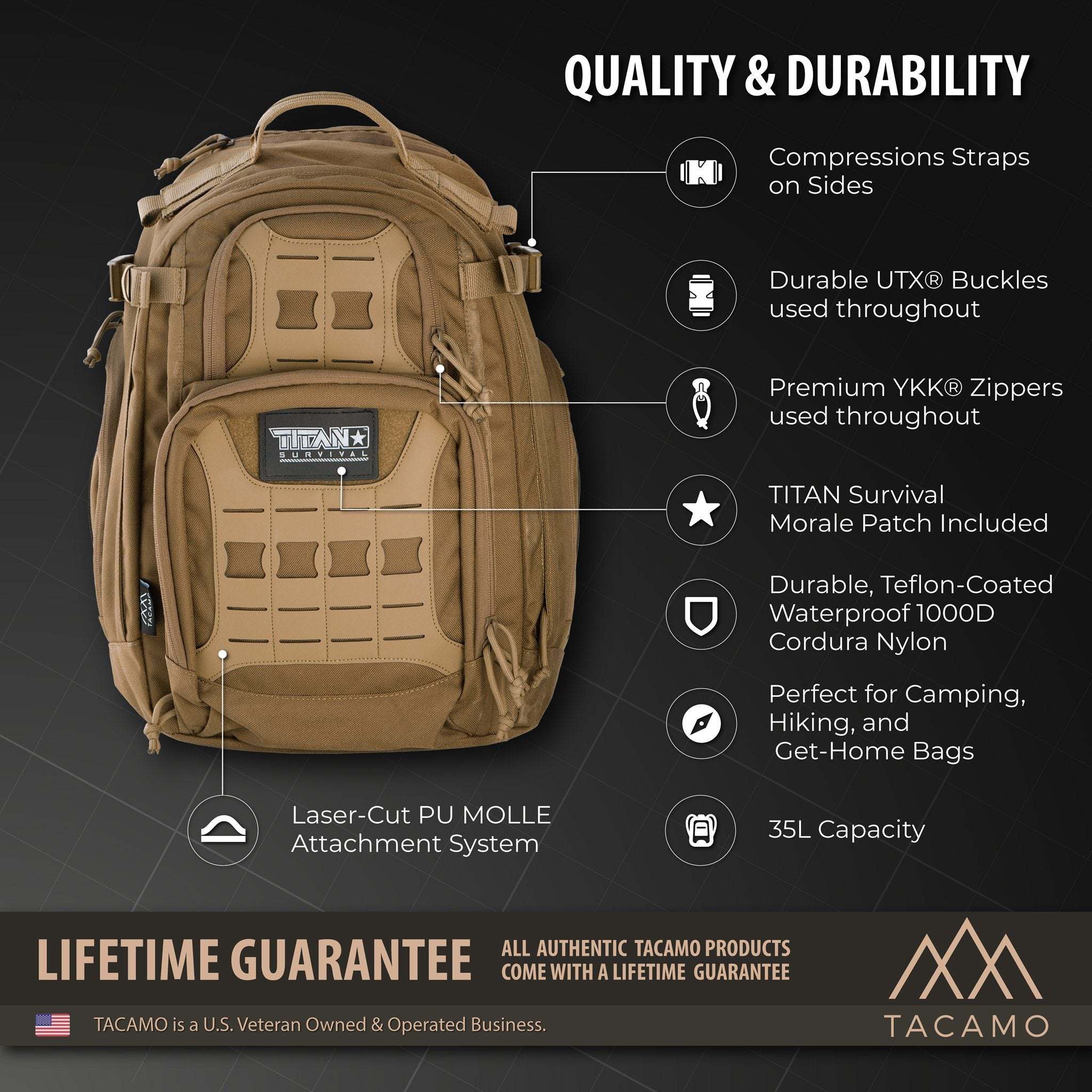 GH35 35L 24-Hour Tactical Backpack - Image 2