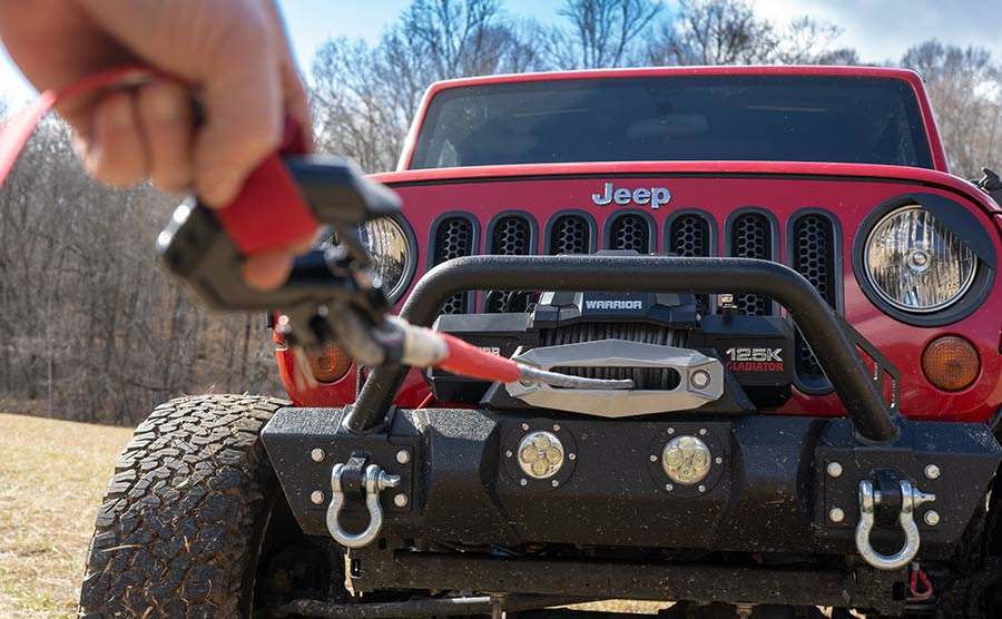 Gladiator F-Type 10,000lb 12v Electric Winch - Synthetic Rope - Image 6