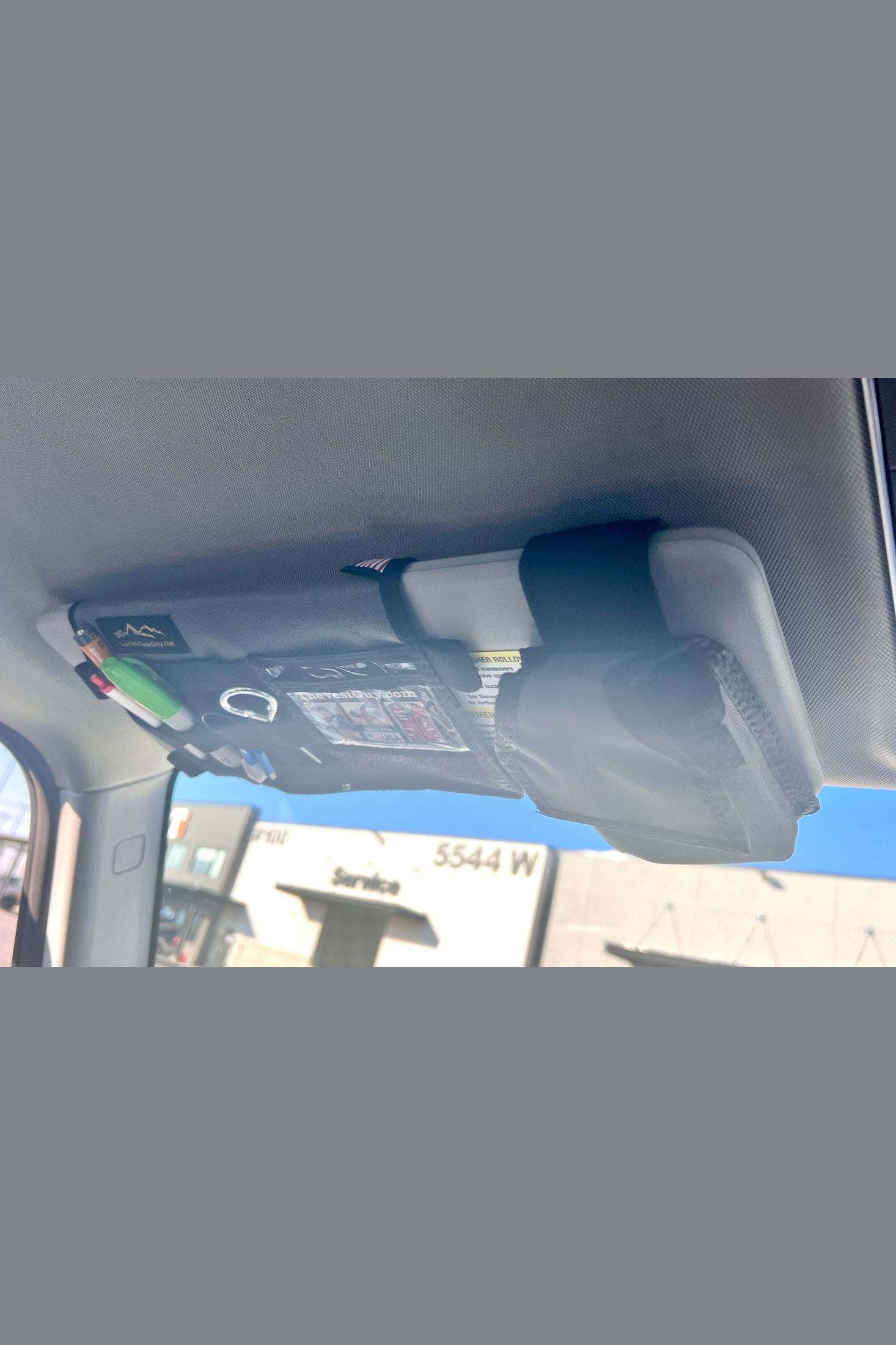 INEOS Grenadier Sun Visor Radio Pouch - Image 3