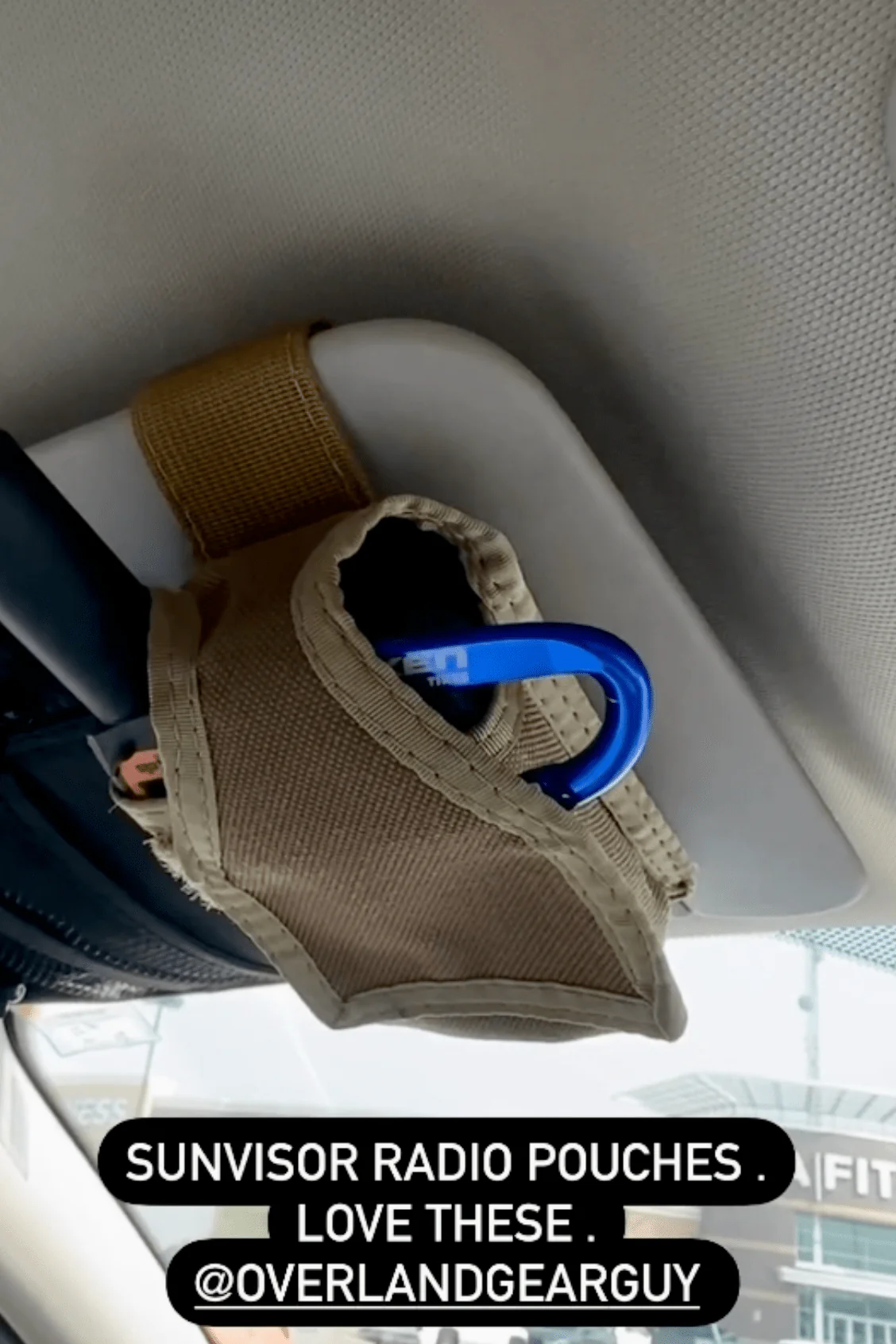 INEOS Grenadier Sun Visor Radio Pouch - Image 5