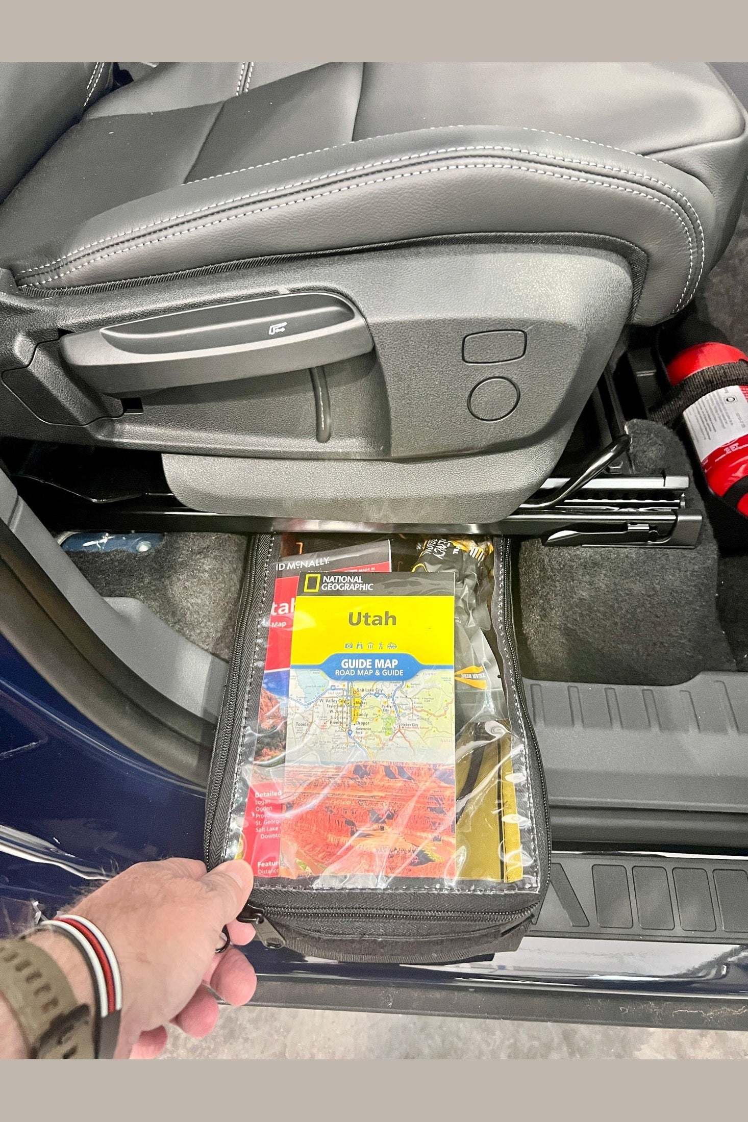 INEOS Grenadier Under Seat Storage Bag CLEAR TOP - Image 3