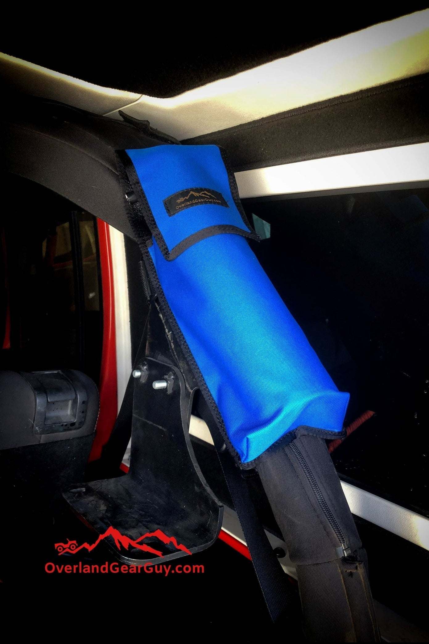 Heavy-Duty Jeep Fire Extinguisher Pouch Roll Bar for Secure Off-Road Travel - Image 9