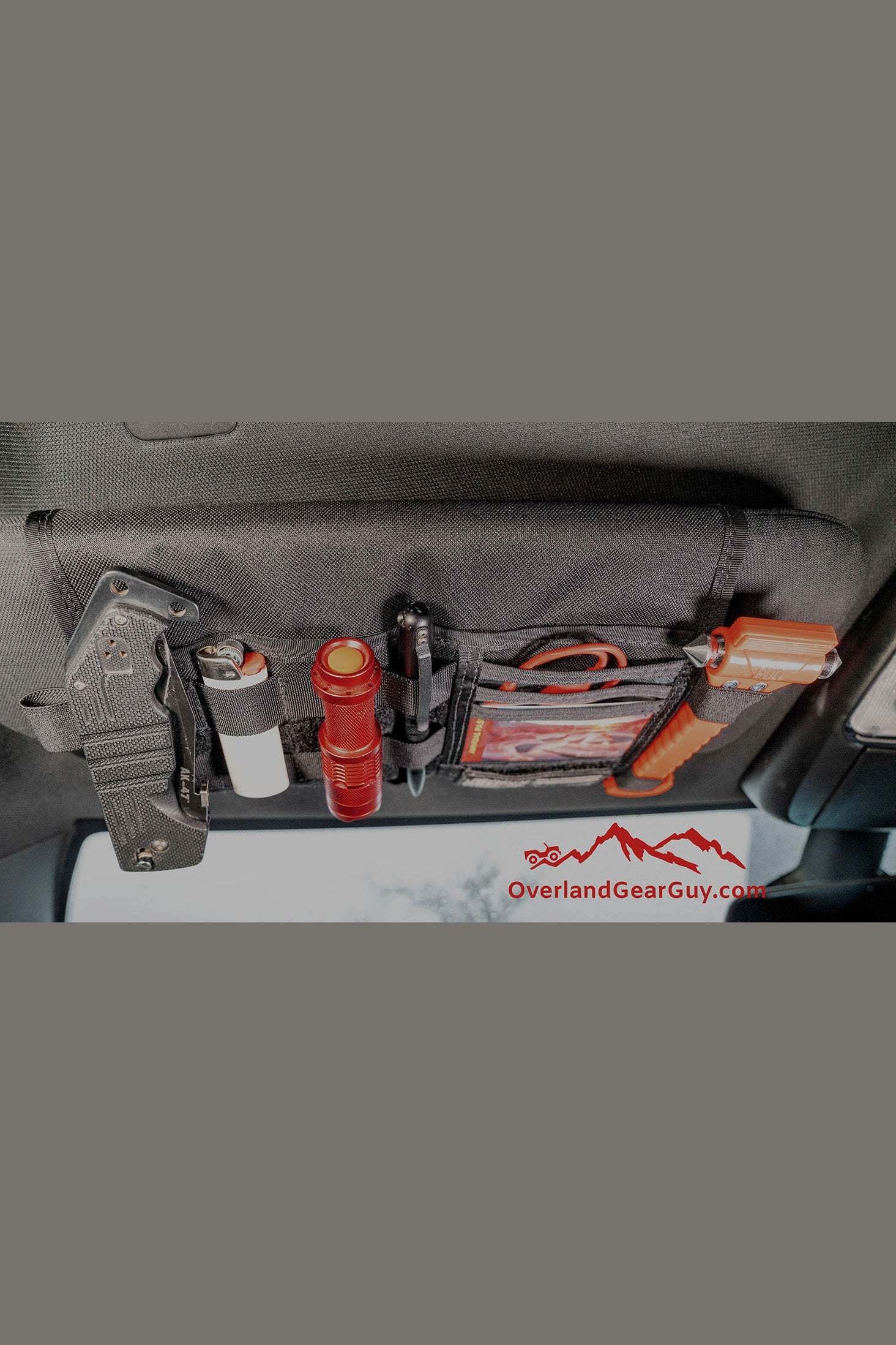 Jeep Gladiator MOLLE Visor Organizer - Tacoma Visor - Image 13