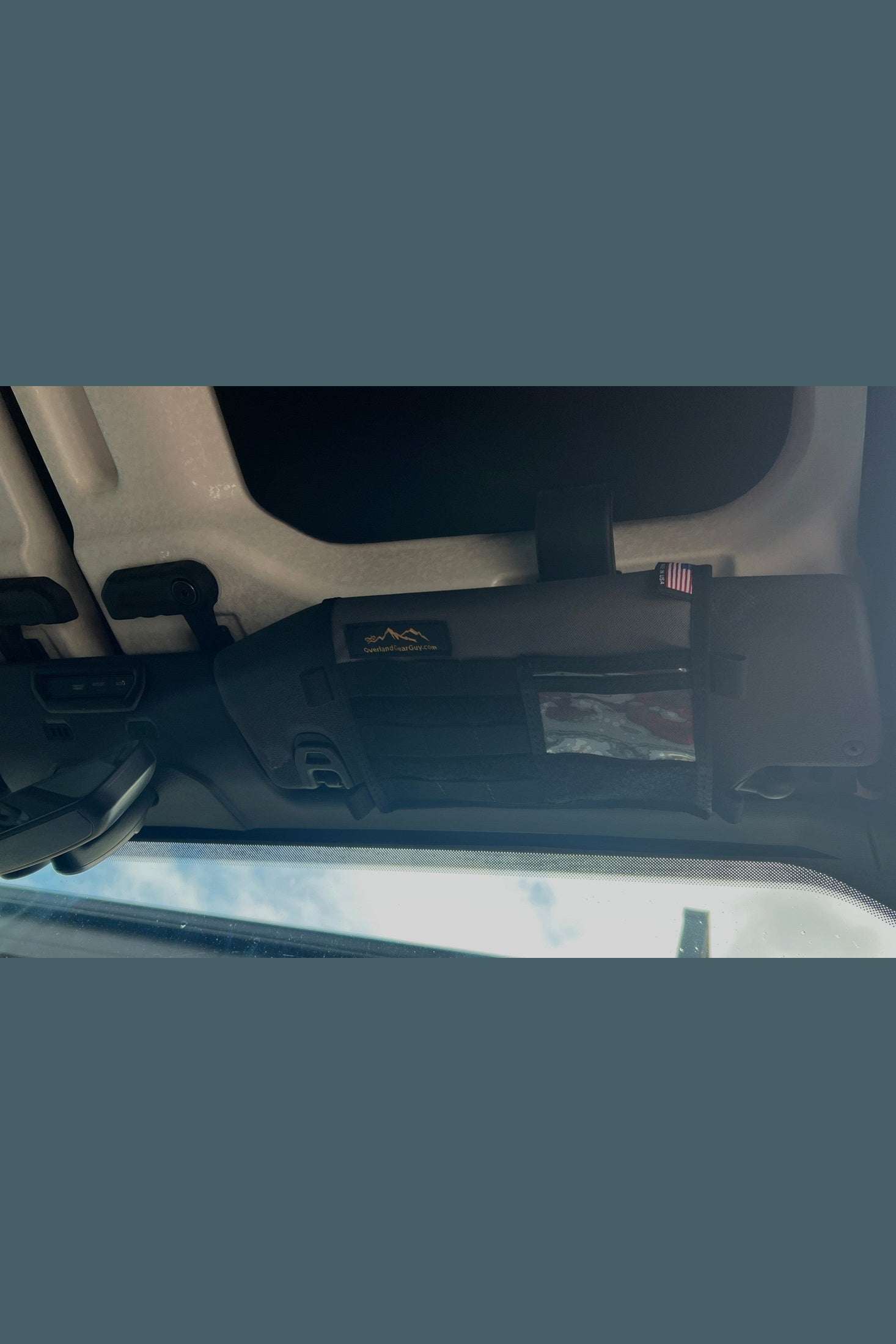 Jeep Gladiator MOLLE Visor Organizer - Tacoma Visor - Image 15