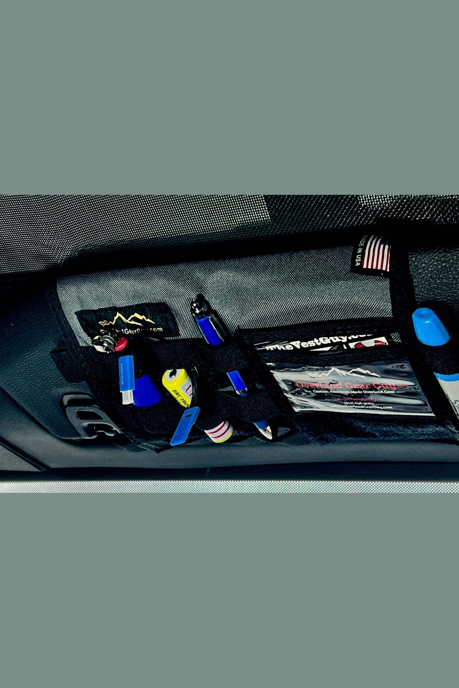Jeep Gladiator MOLLE Visor Organizer - Tacoma Visor - Image 4