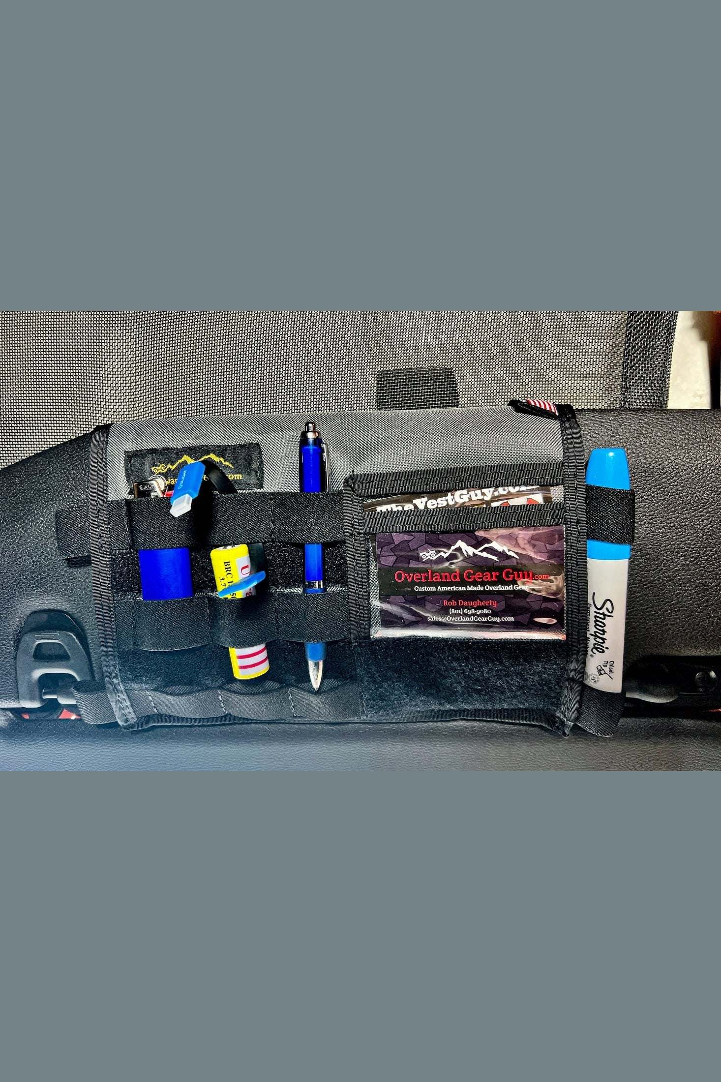 Jeep Gladiator MOLLE Visor Organizer - Tacoma Visor - Image 5