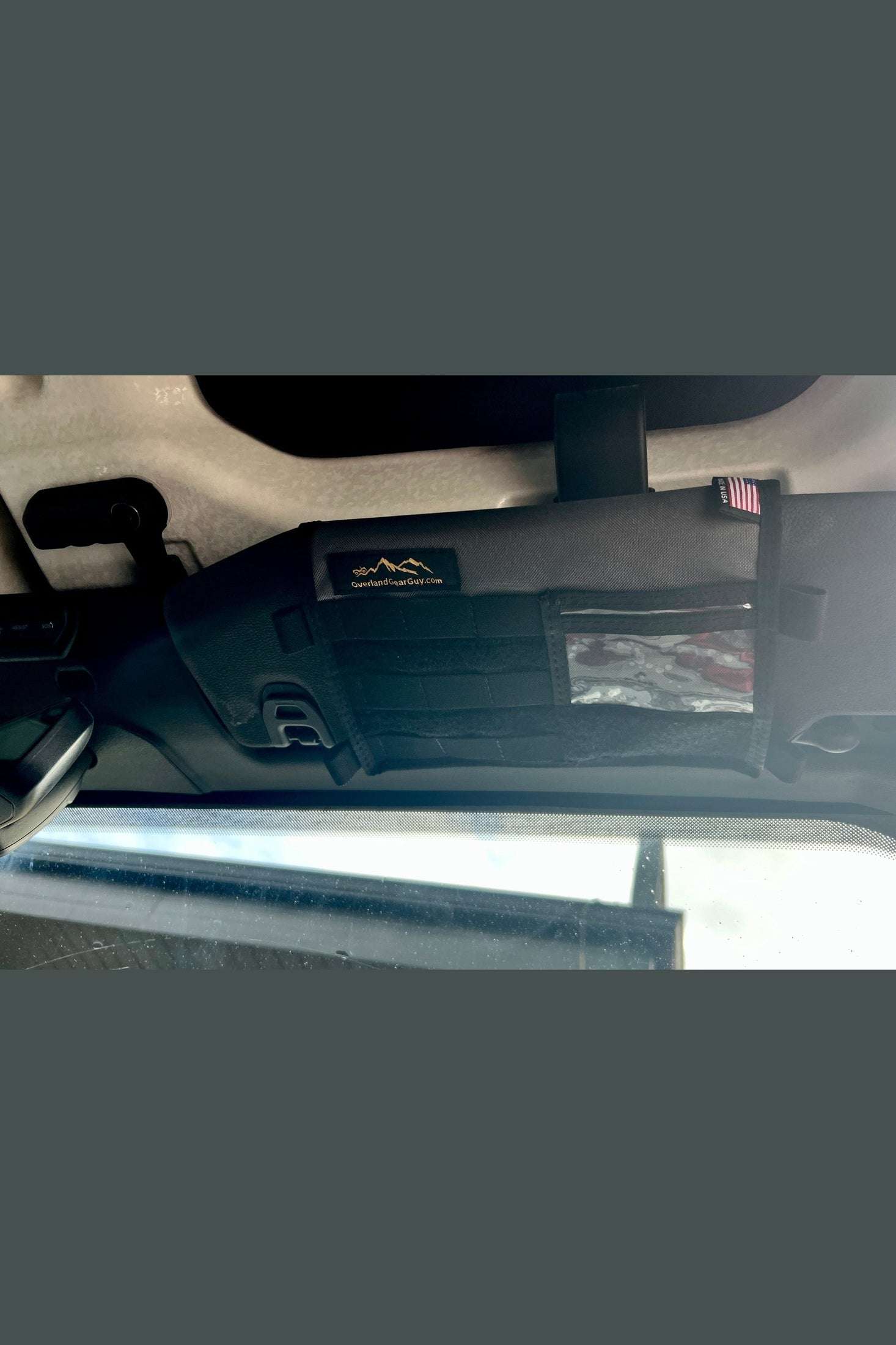 Jeep Gladiator MOLLE Visor Organizer - Tacoma Visor - Image 7