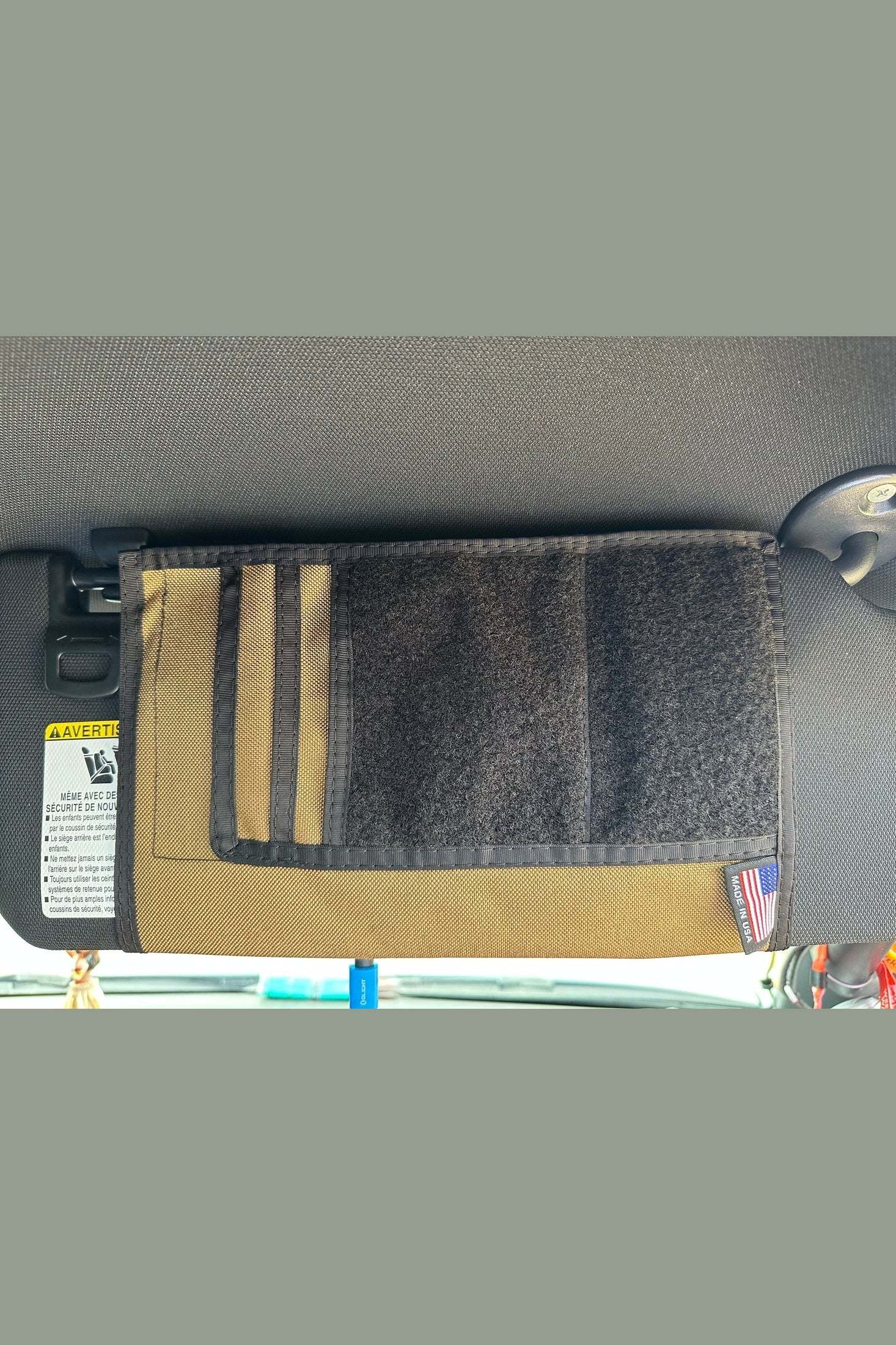 Jeep Gladiator MOLLE Visor Organizer - Tacoma Visor - Image 8