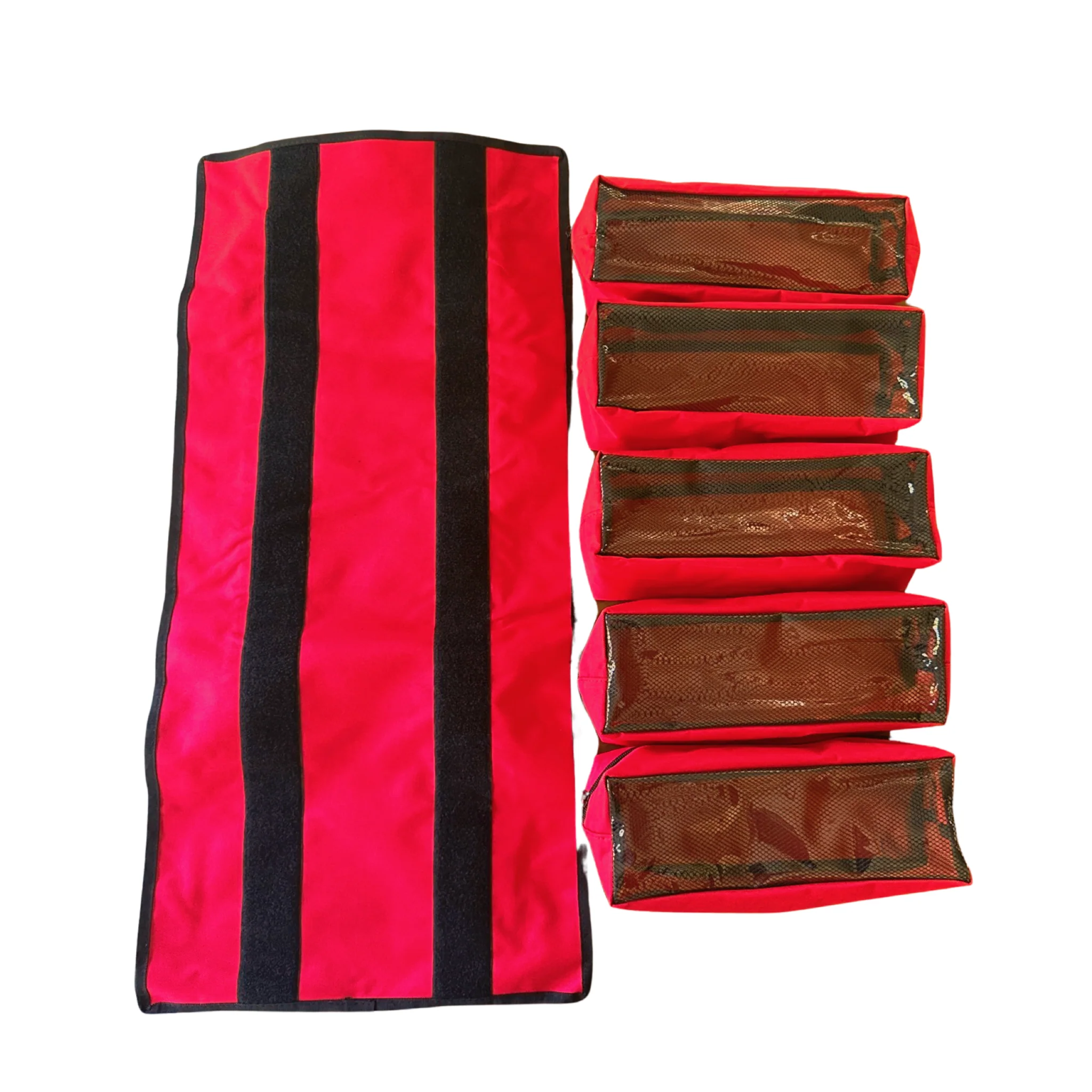 Large Canvas Tool organizer bag with 5 removeable pouches - Image 6
