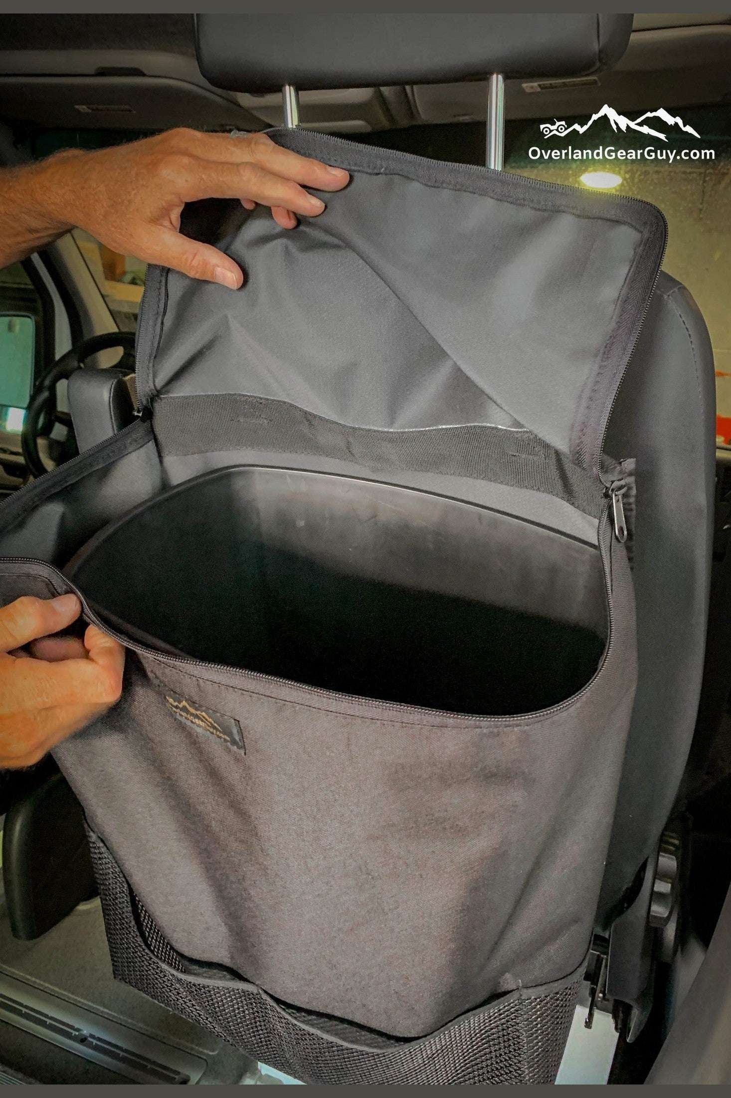 Enhance Vehicle Organization with Our Large Headrest Trash Bag - Image 7
