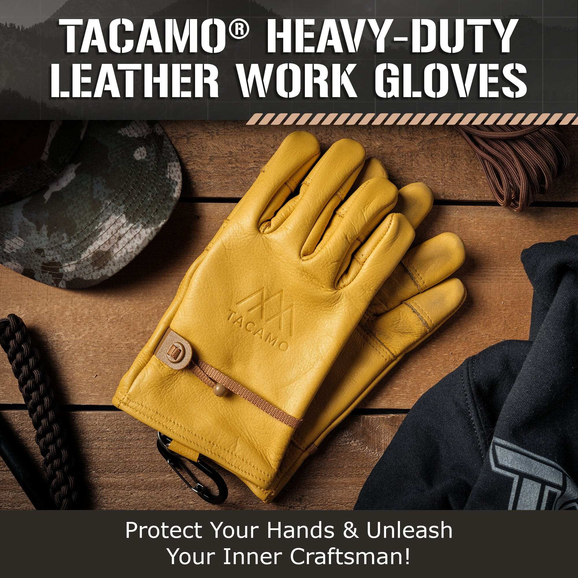 Leather Work Gloves - Image 2