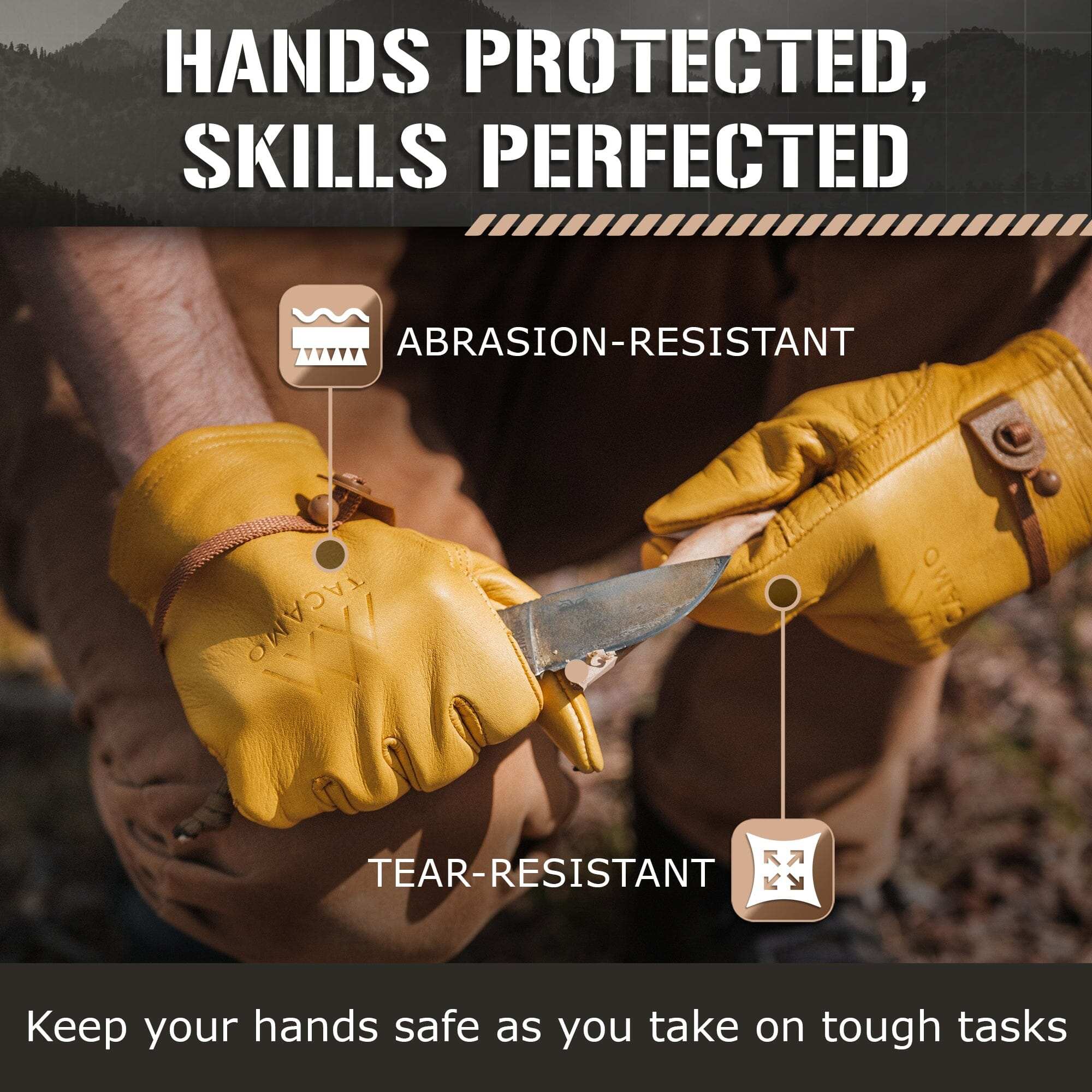 Leather Work Gloves - Image 6