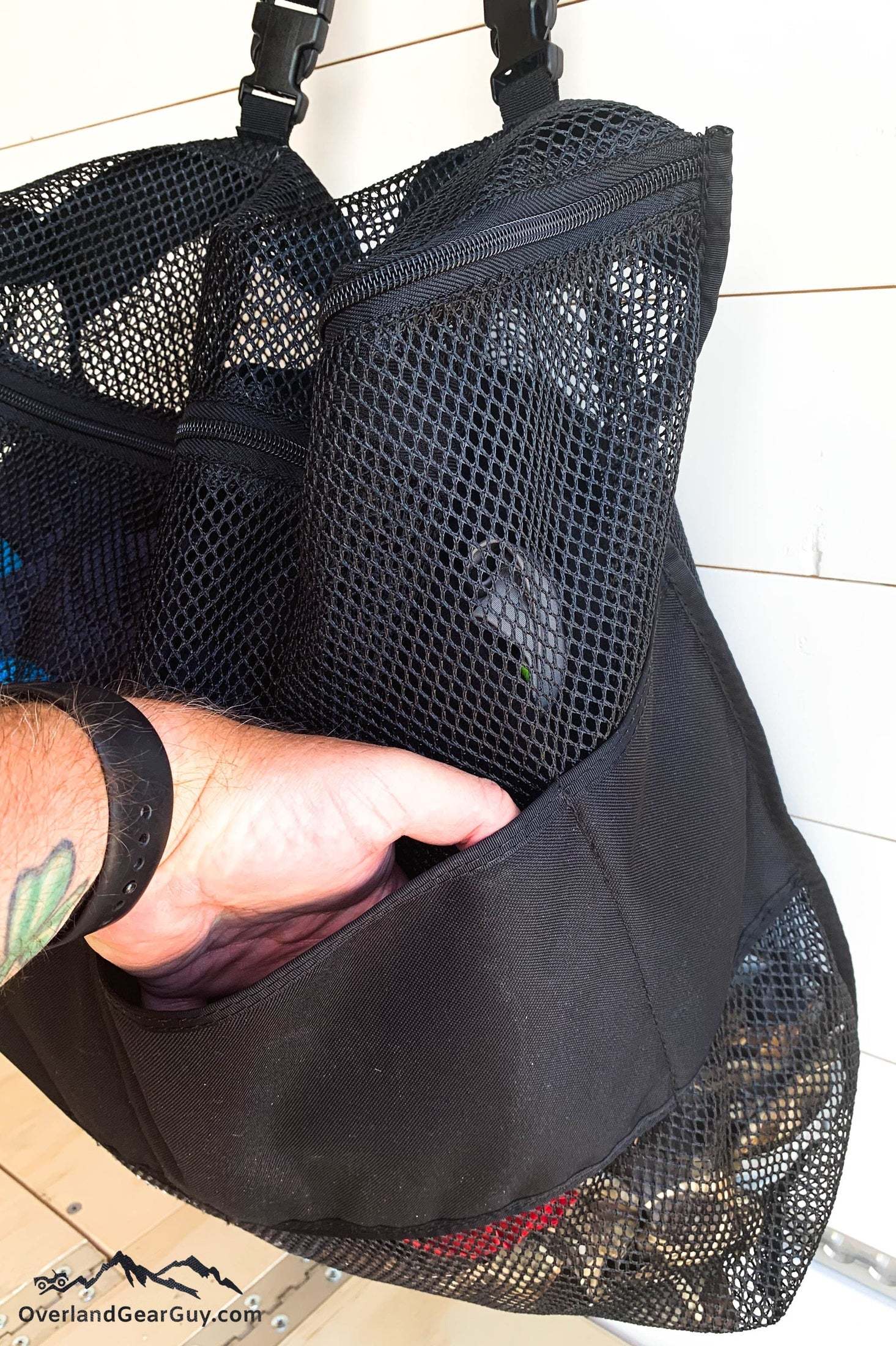 Mesh Overland Laundry Bag for Organized and Clean Gear Storage - Image 2
