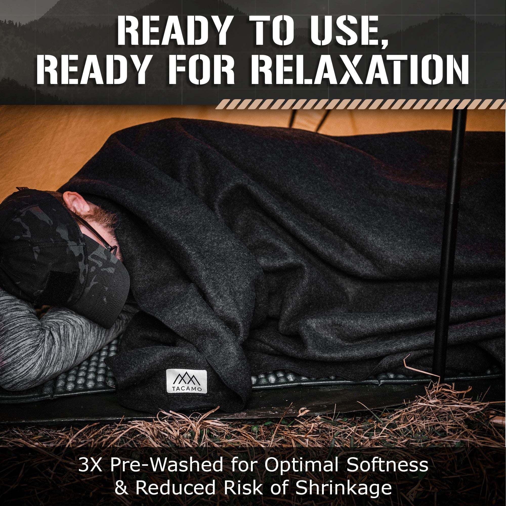 Military-Style Wool Blanket - Image 4