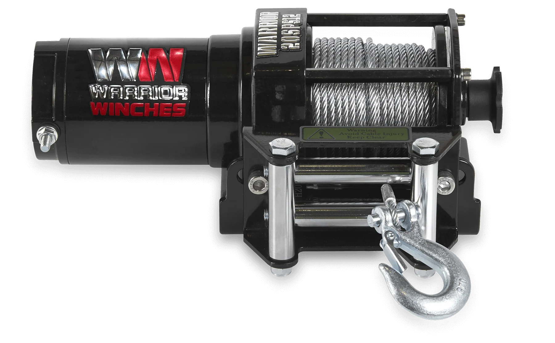 Ninja 2,000lb 12v Electric Winch - Steel Rope - Image 2