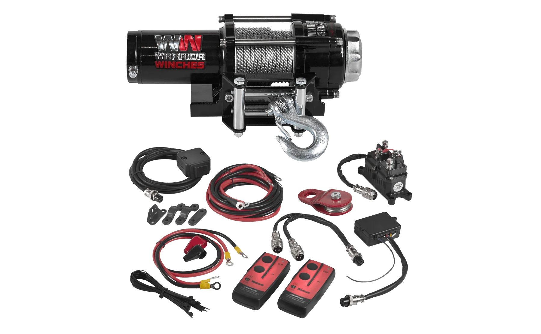 Ninja 3,500lb 12v Electric Winch - Steel Rope - Image 4