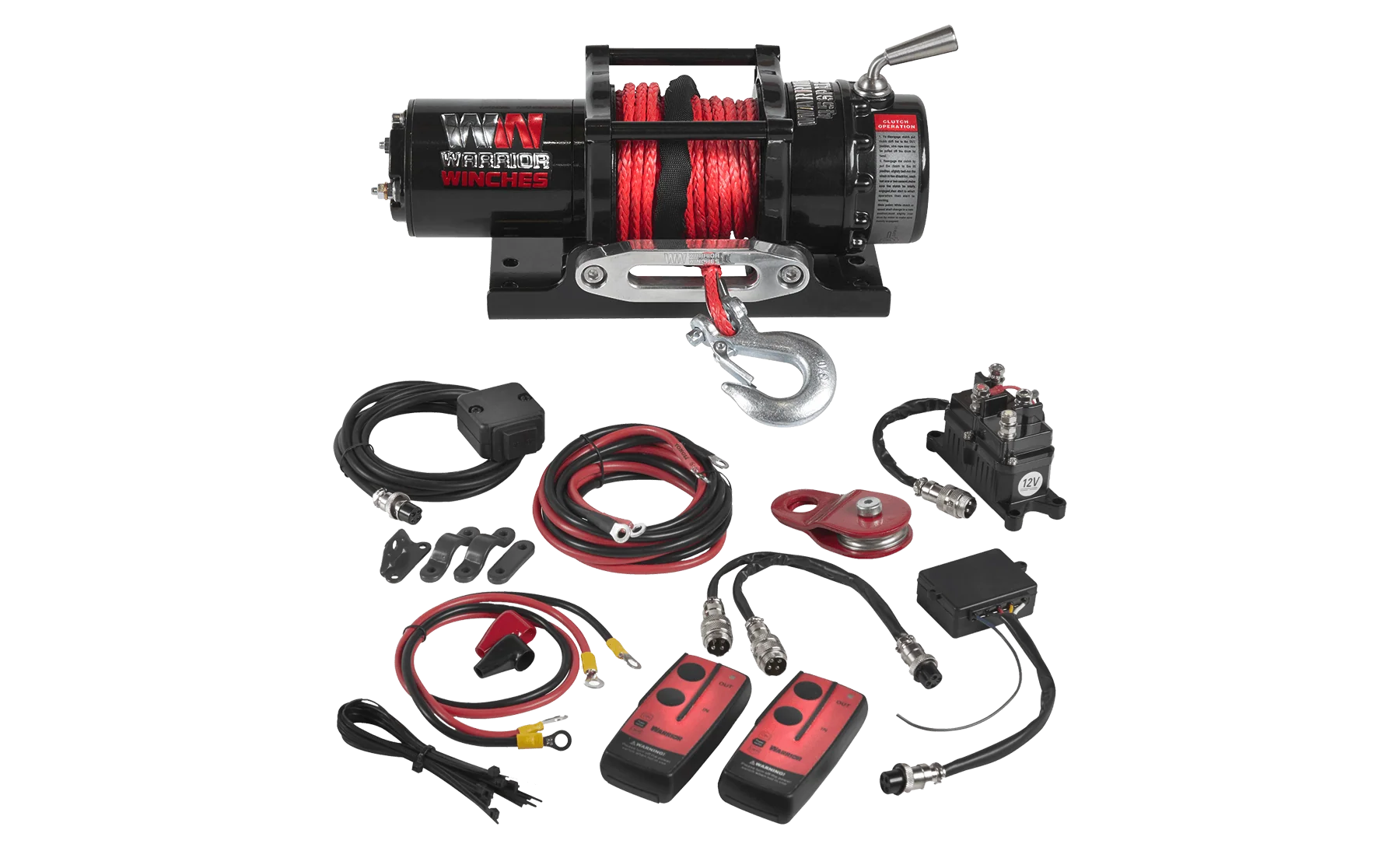 Ninja 4,500lb 12v Electric Winch - Synthetic Rope - Image 4