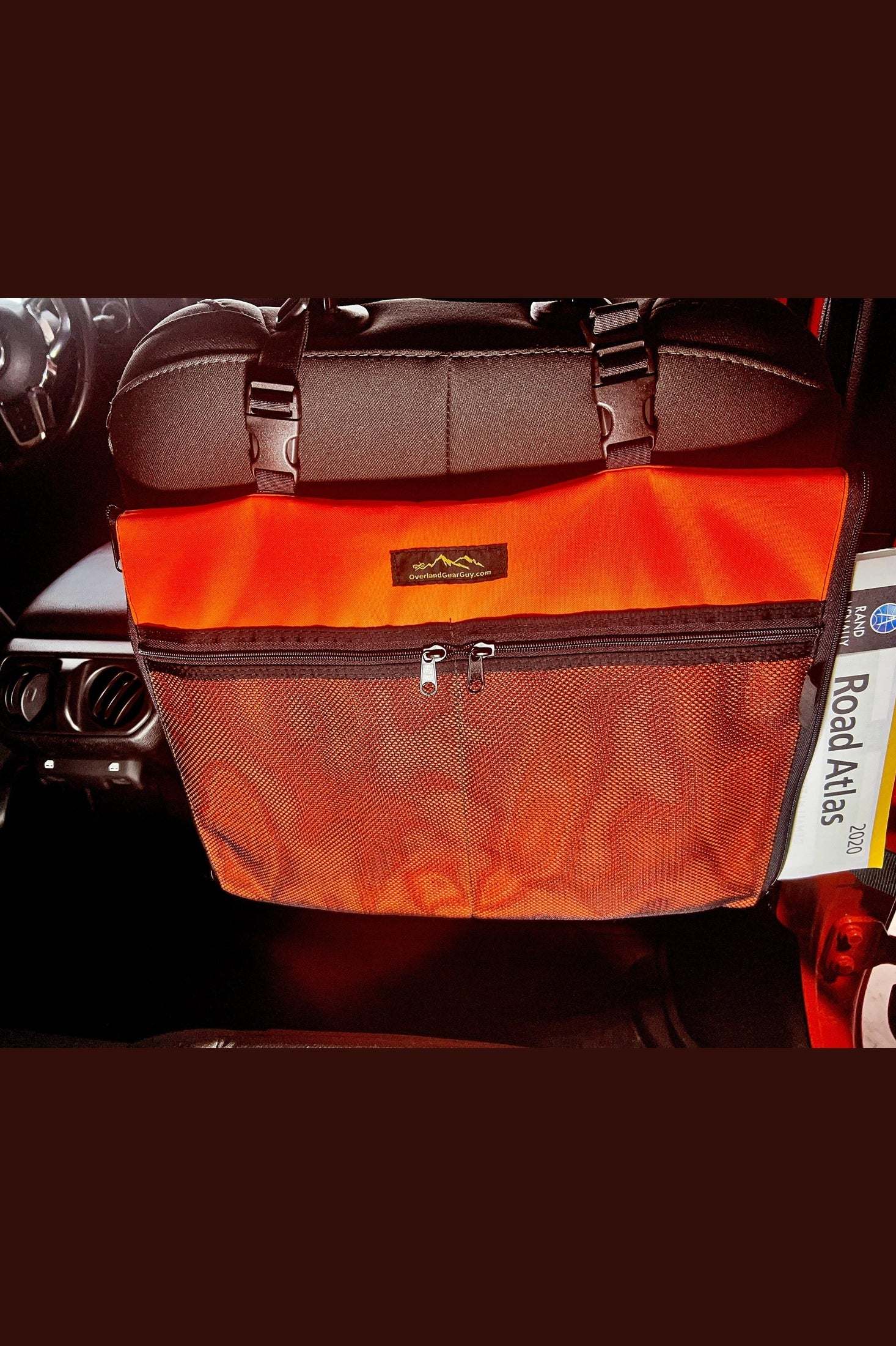 Road Atlas, Laptop/Tablet Seatback Pouch - Image 4
