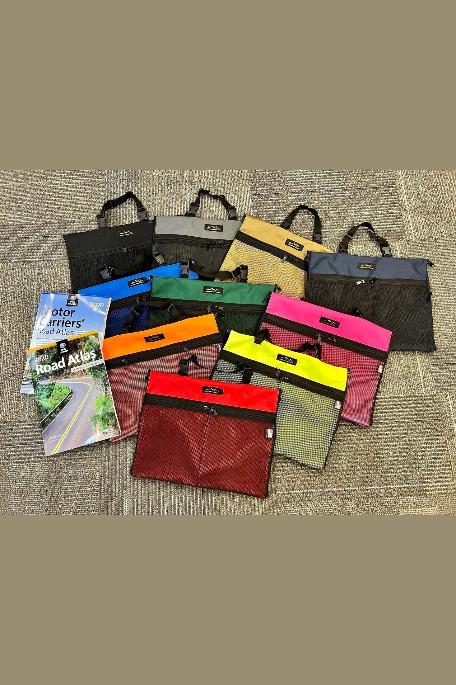 Road Atlas, Laptop/Tablet Seatback Pouch - Image 8