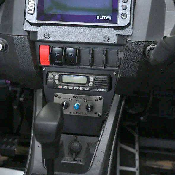 RZR Pro 2022-2024 Series Vertical Radio and Intercom Bracket - Image 3