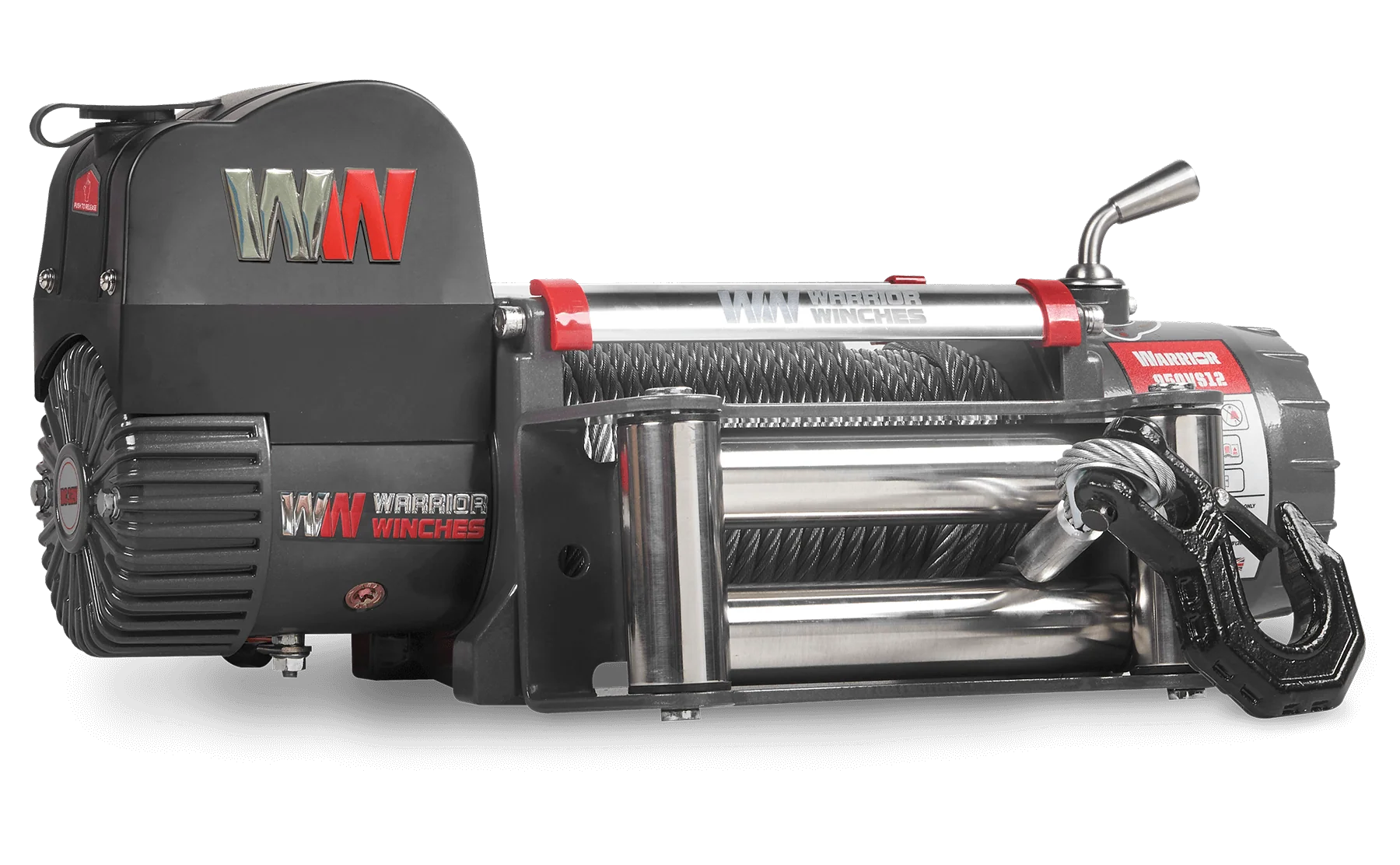 Samurai 10,000lb 12v Electric Winch - Steel Rope