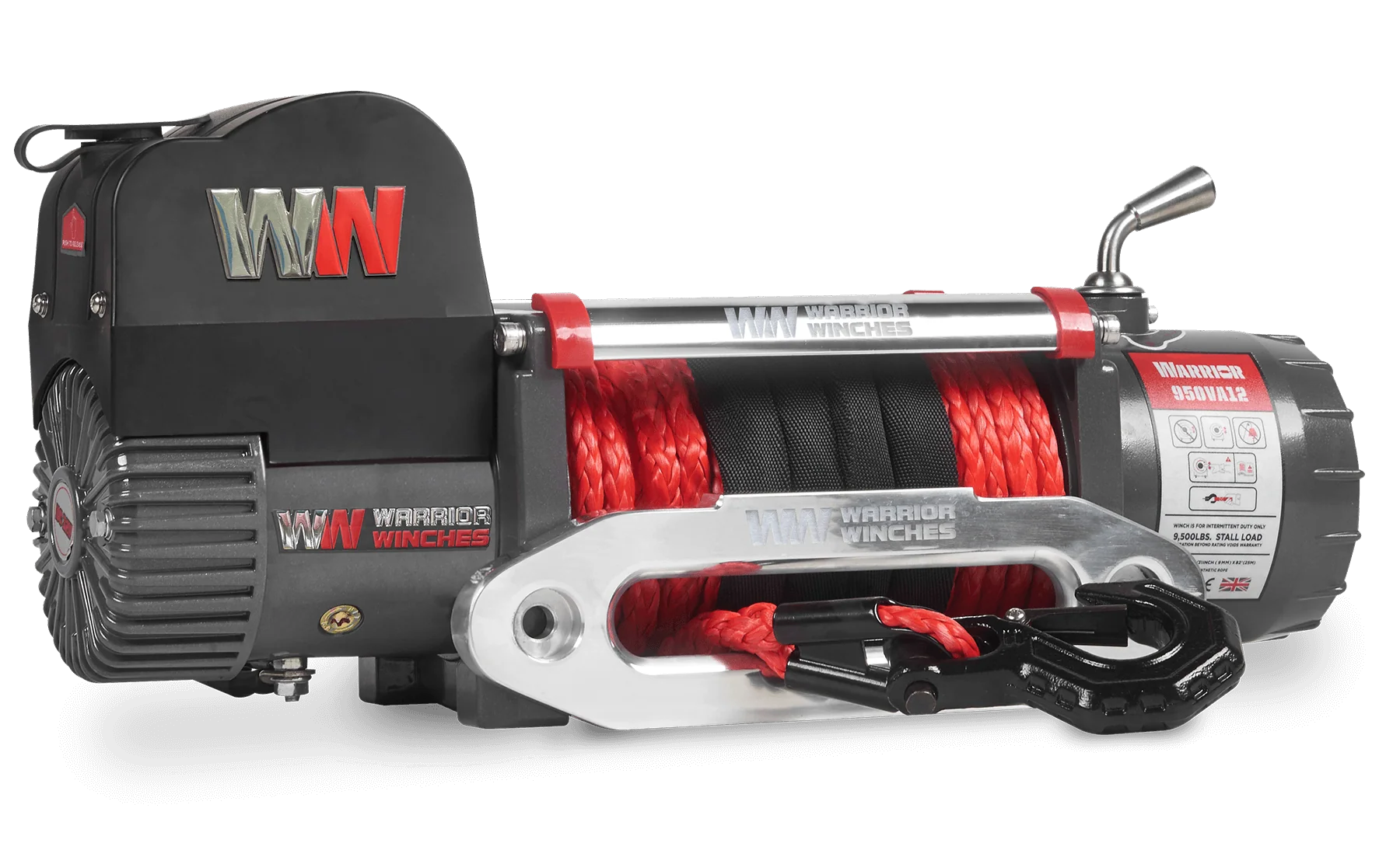 Samurai 10,000lb 12v Electric Winch - Synthetic Rope