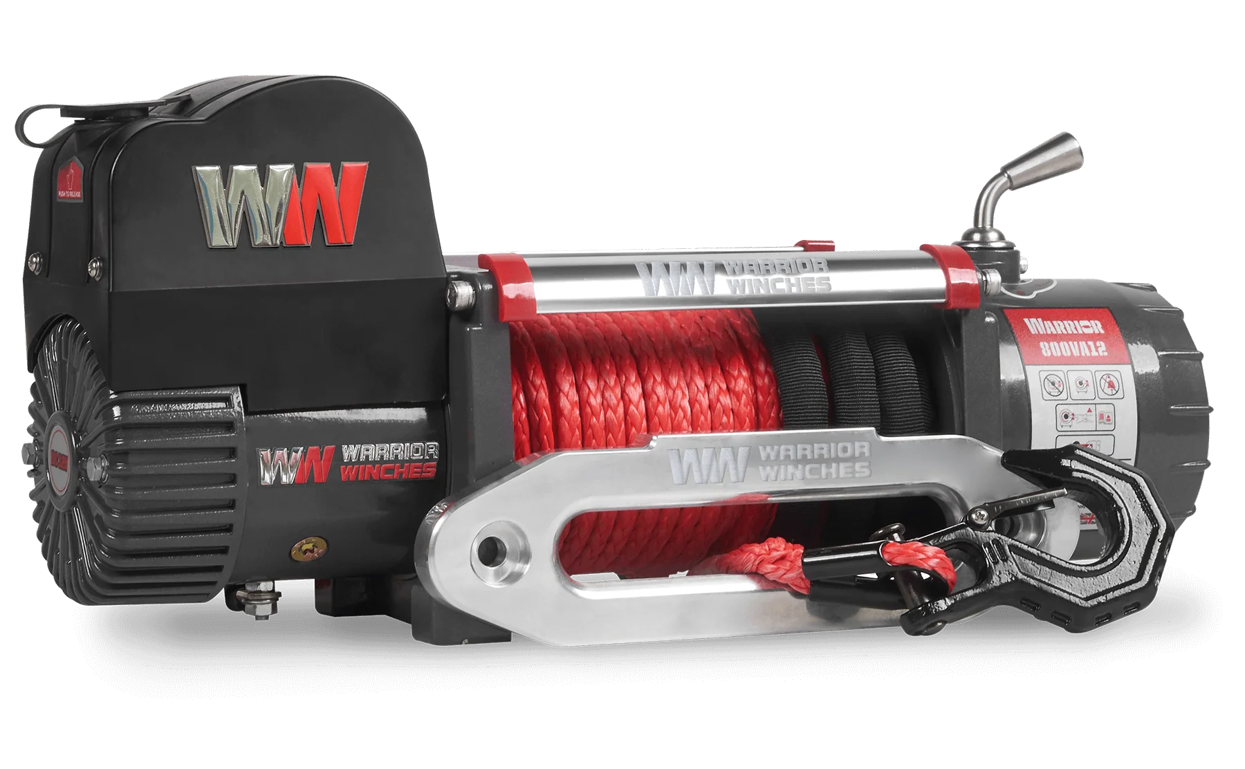 Samurai 8,000lb 12v Electric Winch - Synthetic Rope