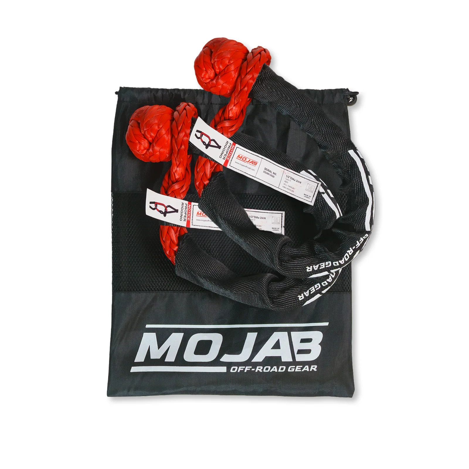 Soft Shackle 1/2'' x 22'' with sleeve and bag (Set of 2 Shackles) (Lifetime Warranty) - Image 2