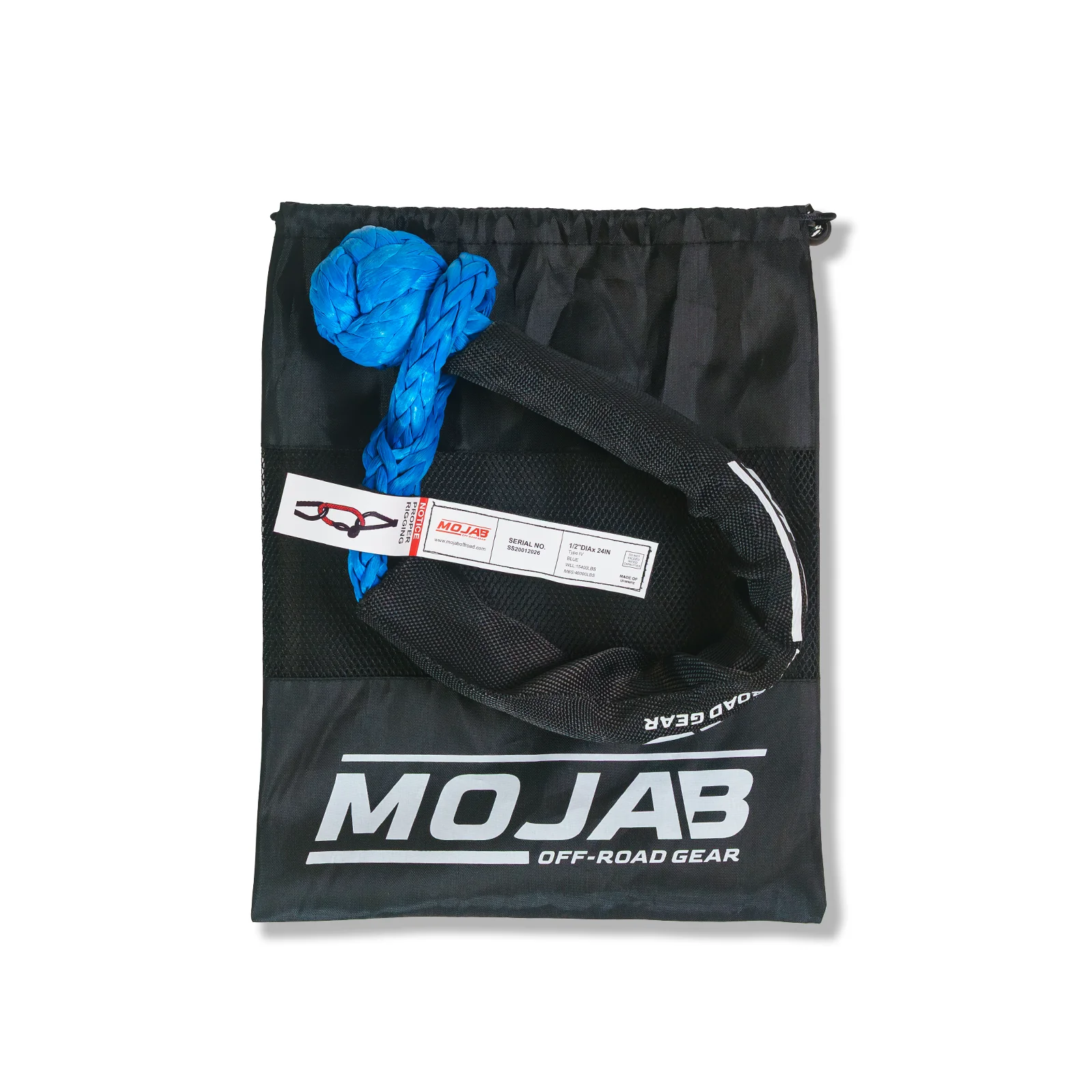 Soft Shackle 1/2'' x 22'' with sleeve and bag (Single Shackle) (Lifetime Warranty) - Image 4